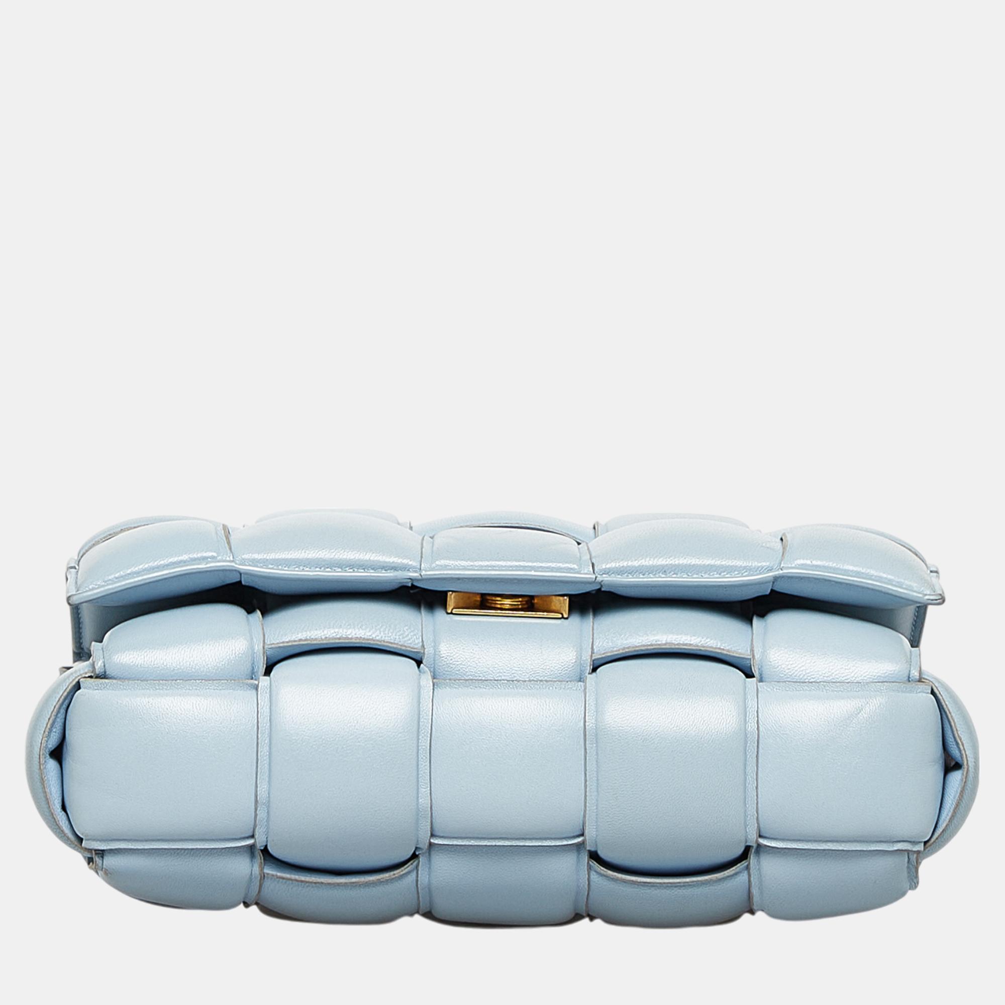 Bottega Veneta Blue Padded Cassette