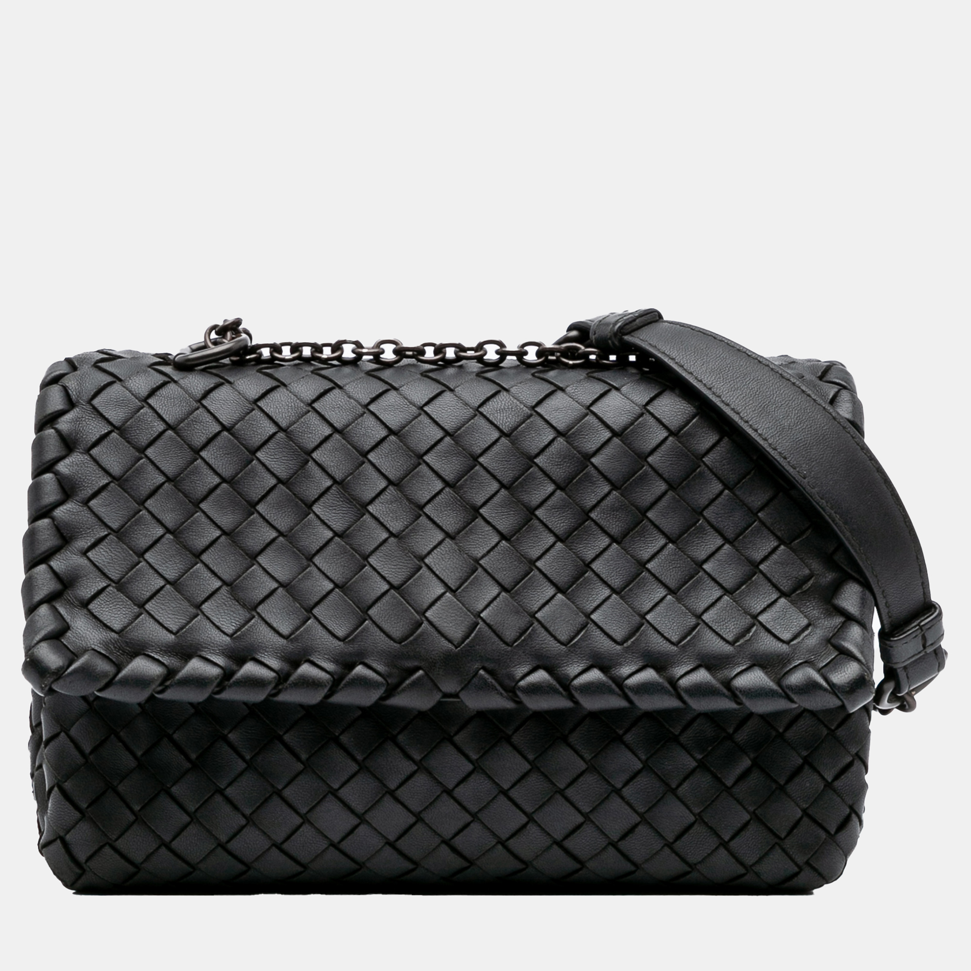 Bottega Veneta Black Baby Nappa Intrecciato Olimpia Crossbody
Bottega Veneta Black Baby Nappa Intrecciato Olimpia Crossbody
