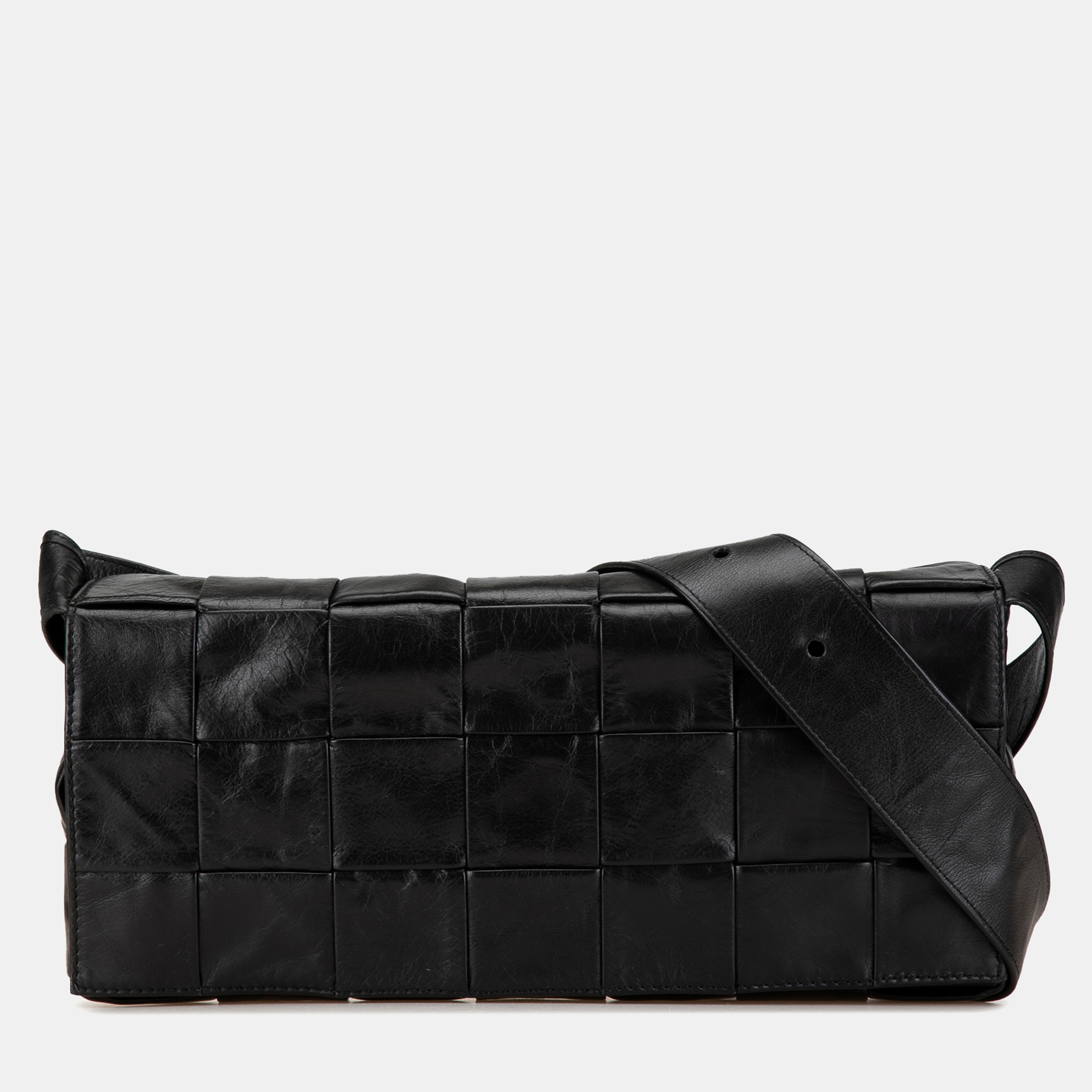 Bottega Veneta Black Stretch Nappa Intrecciato Cassette Crossbody
Bottega Veneta Black Stretch Nappa Intrecciato Cassette Crossbody