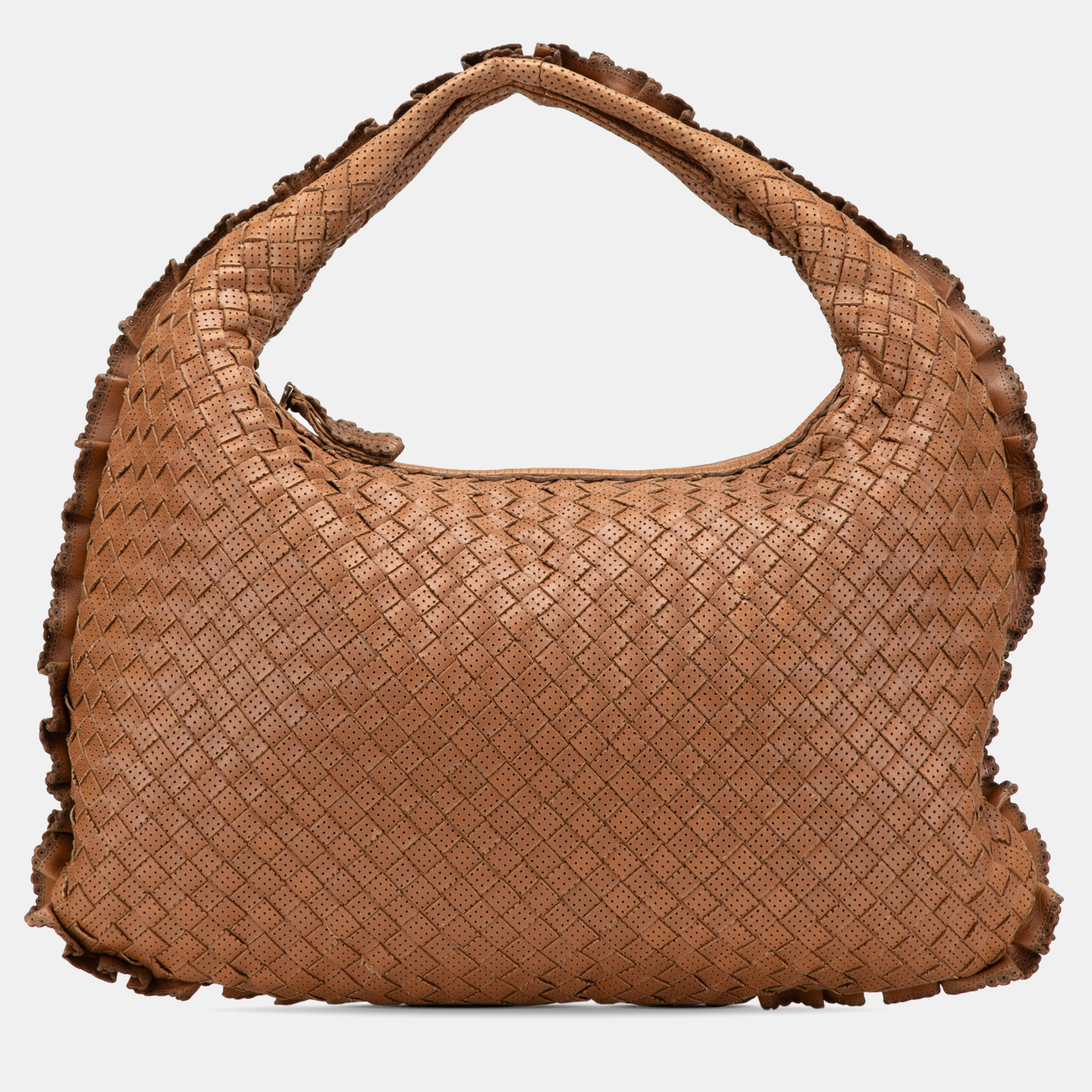 Bottega Veneta Perforated Nappa Intrecciato Veneta Hobo, Brown
Bottega Veneta Perforated Nappa Intrecciato Veneta Hobo, Brown