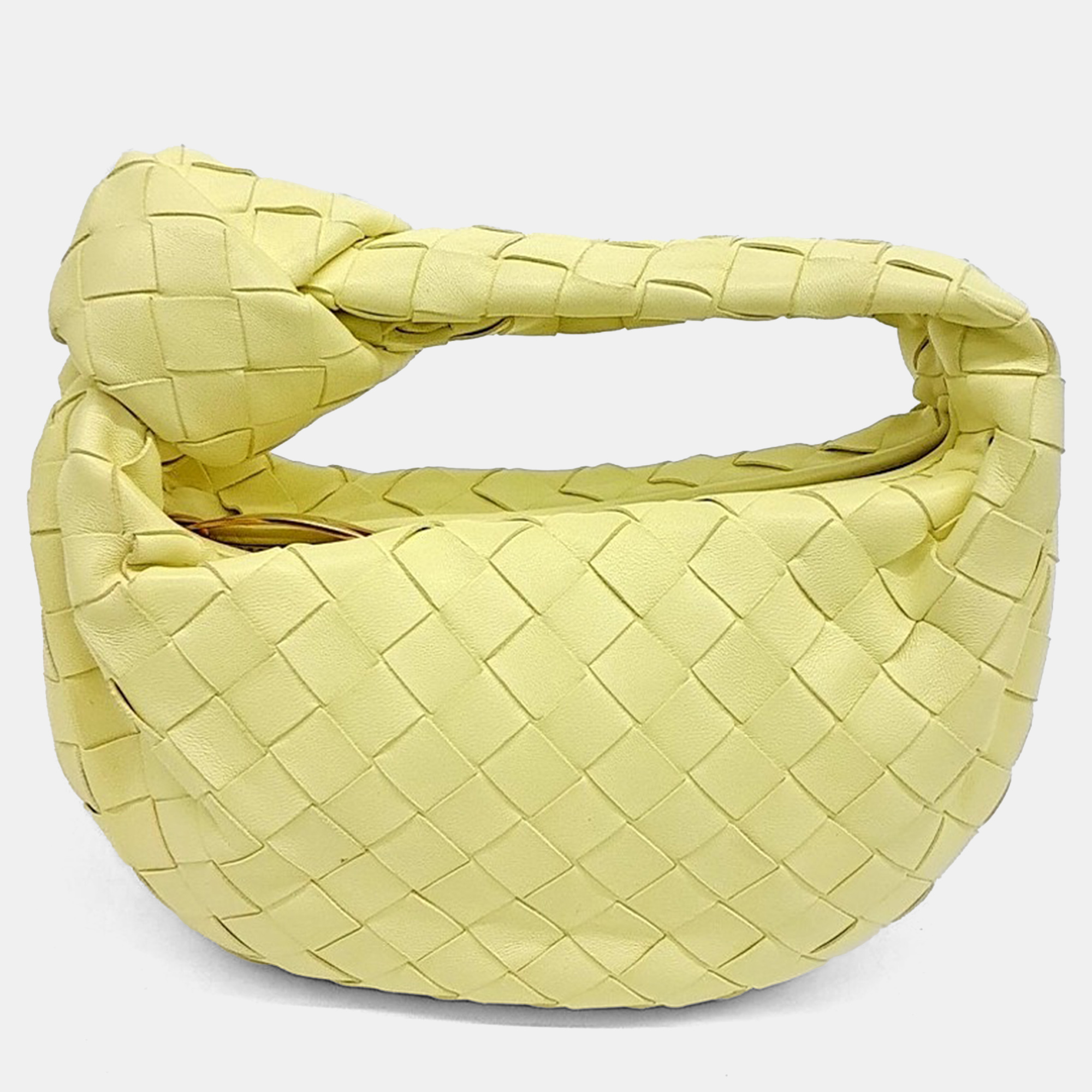 Bottega Veneta Yellow Leather BV Mini Jodi Bag