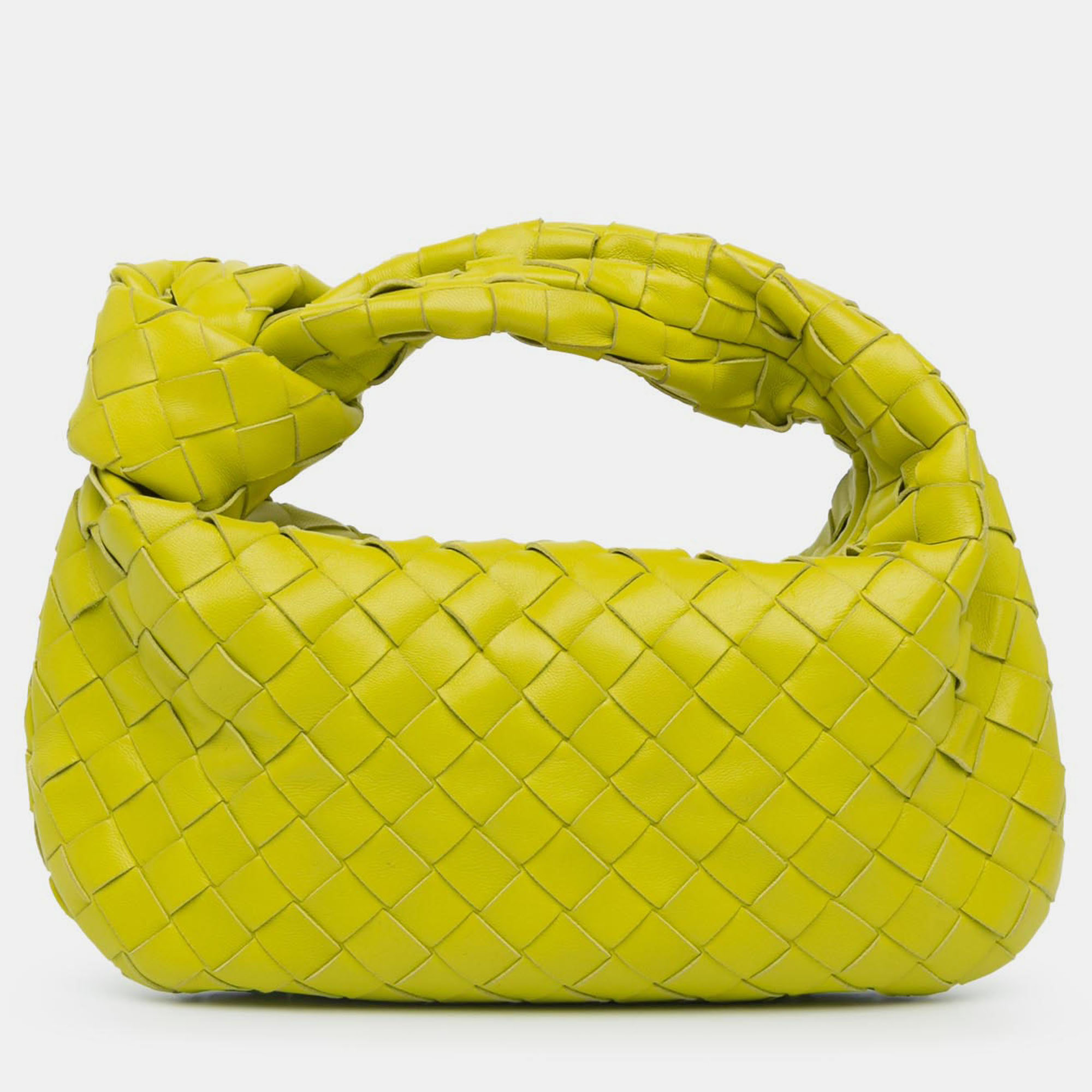 Bottega Veneta Yellow Mini Nappa Intrecciato Jodie
Bottega Veneta Yellow Mini Nappa Intrecciato Jodie