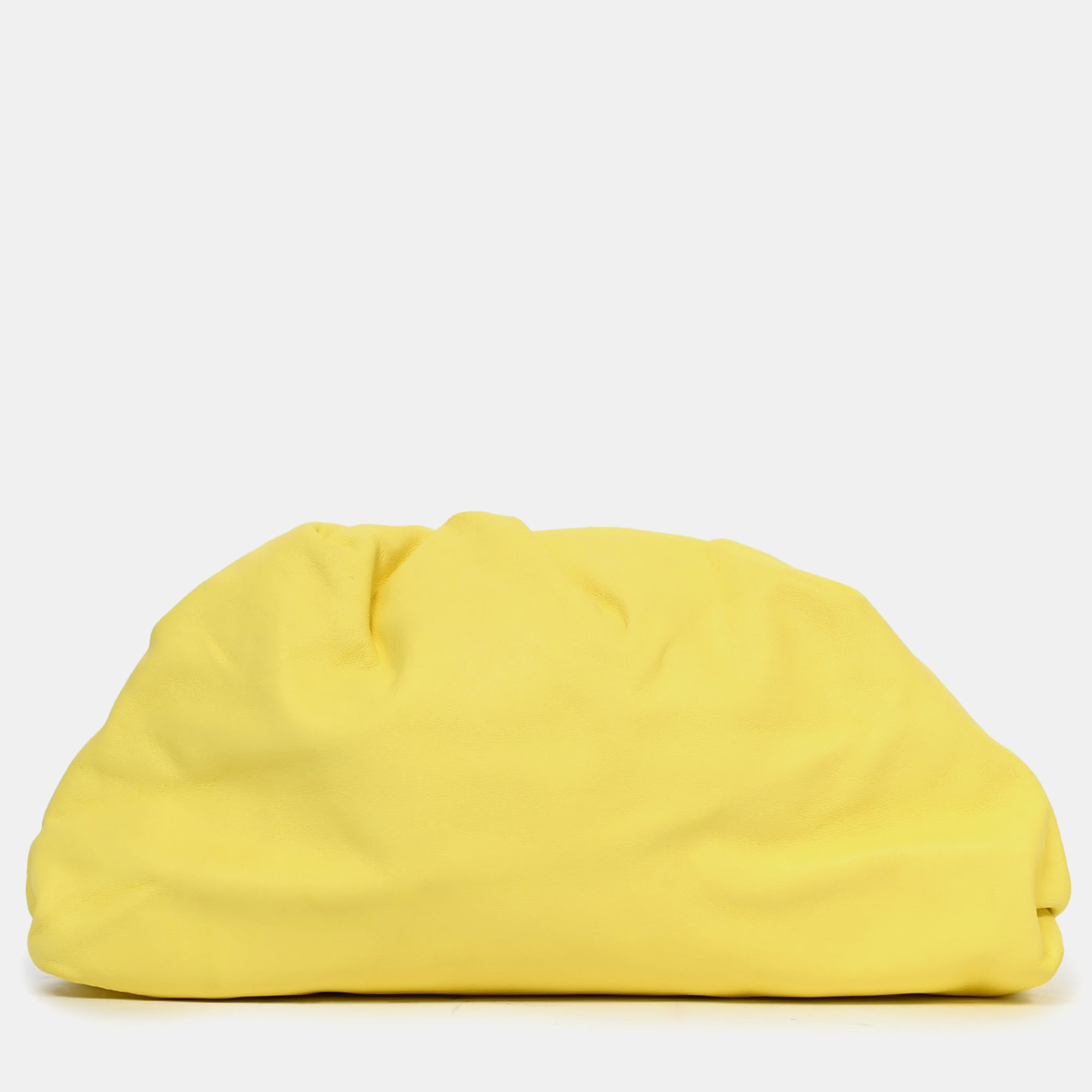 Bottega Veneta Yellow Leather Large Classic Pouch
Bottega Veneta Yellow Leather Large Classic Pouch