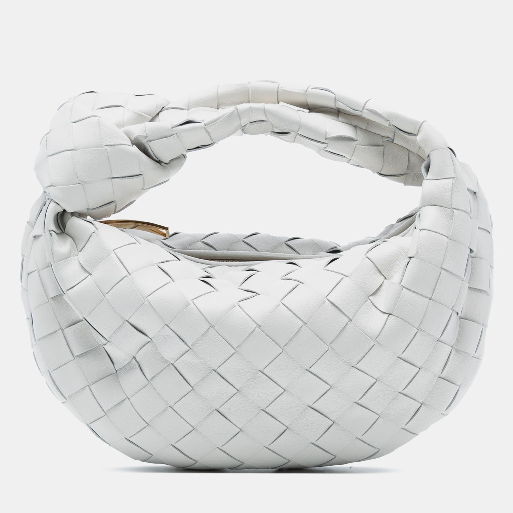 Bottega Veneta White Mini Nappa Intrecciato Jodie
Bottega Veneta White Mini Nappa Intrecciato Jodie