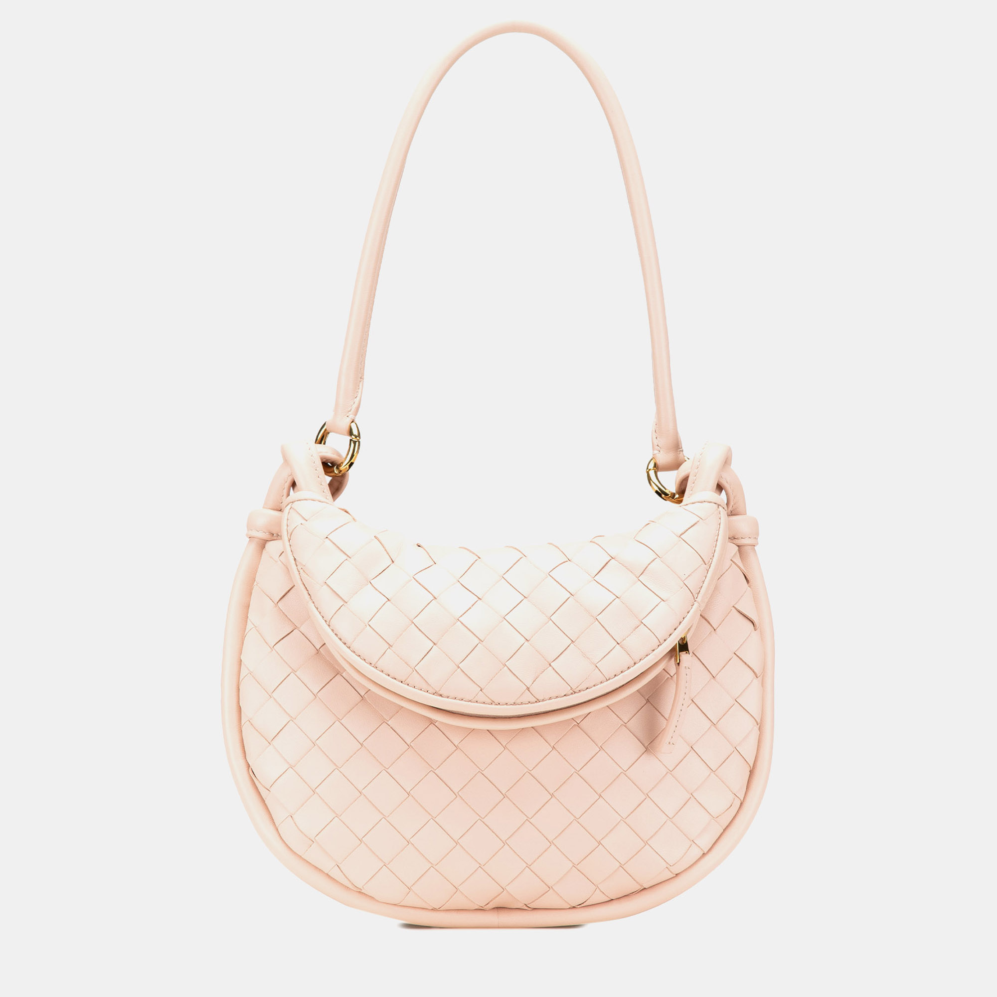 Bottega Veneta Pink Small Nappa Intrecciato Gemelli Hobo
Bottega Veneta Pink Small Nappa Intrecciato Gemelli Hobo