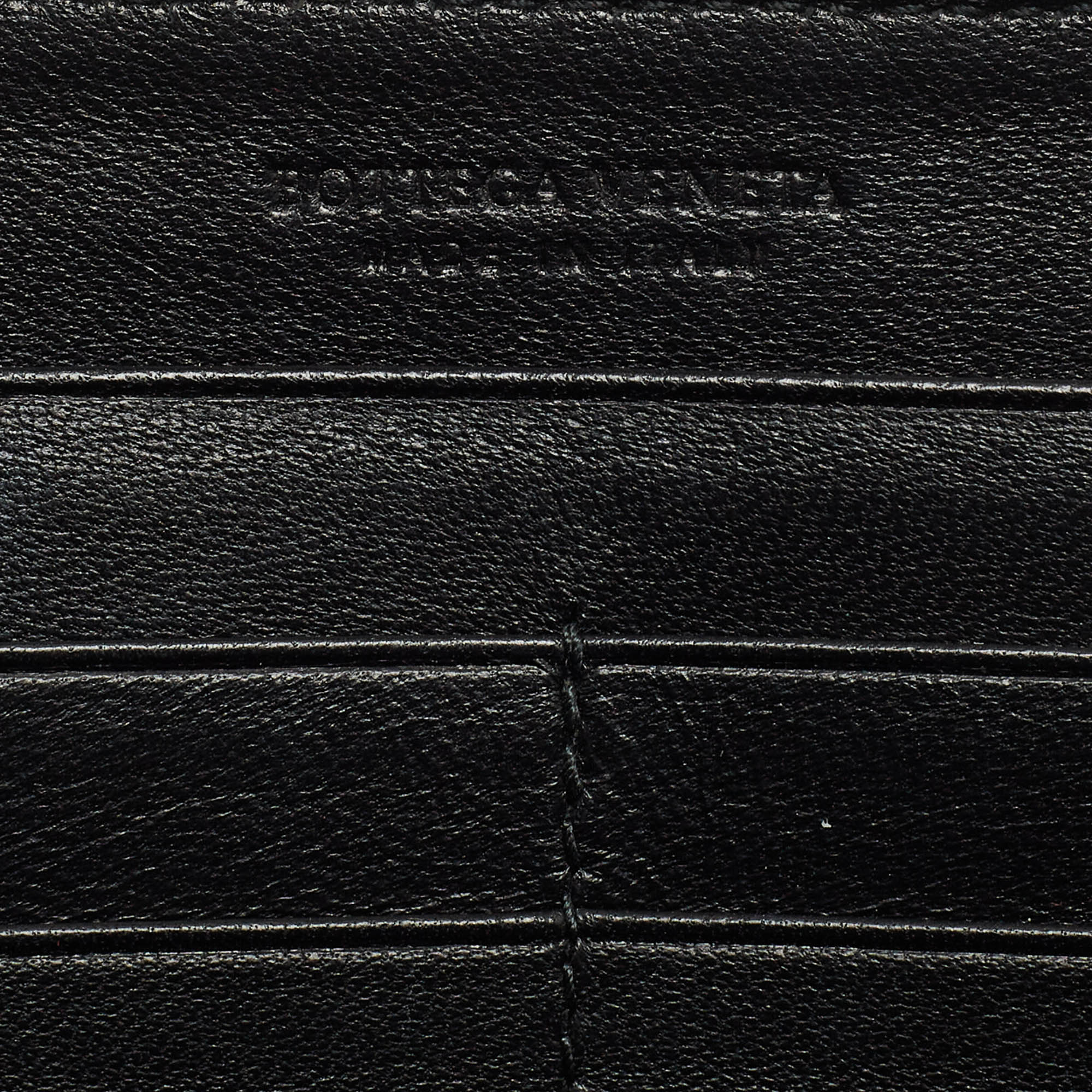 Bottega Veneta Black Intrecciato Leather Wildstitch Zip Around Wallet