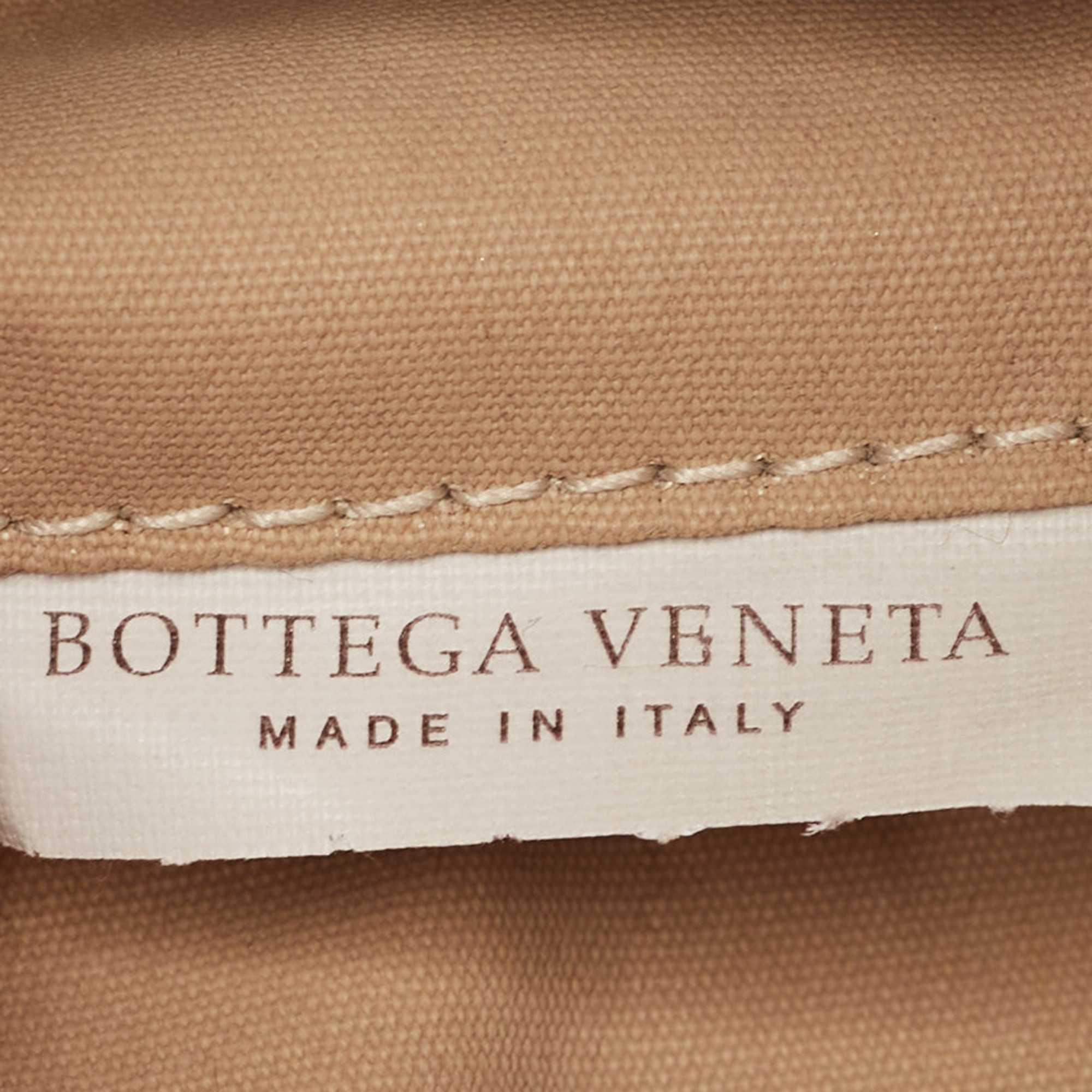 Bottega Veneta Yellow Leather Zip Pouch