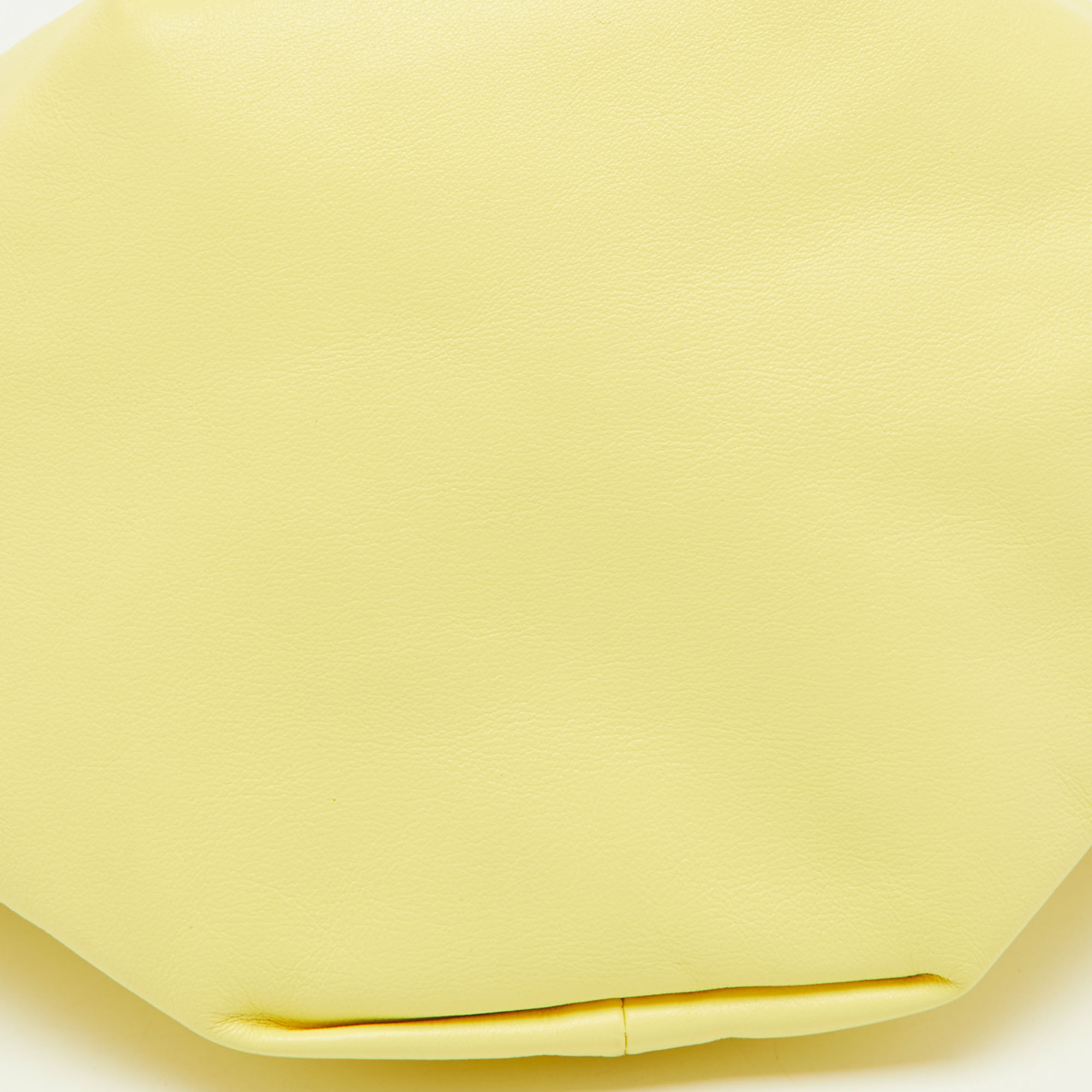 Bottega Veneta Yellow Leather Mini Double Knot Hobo