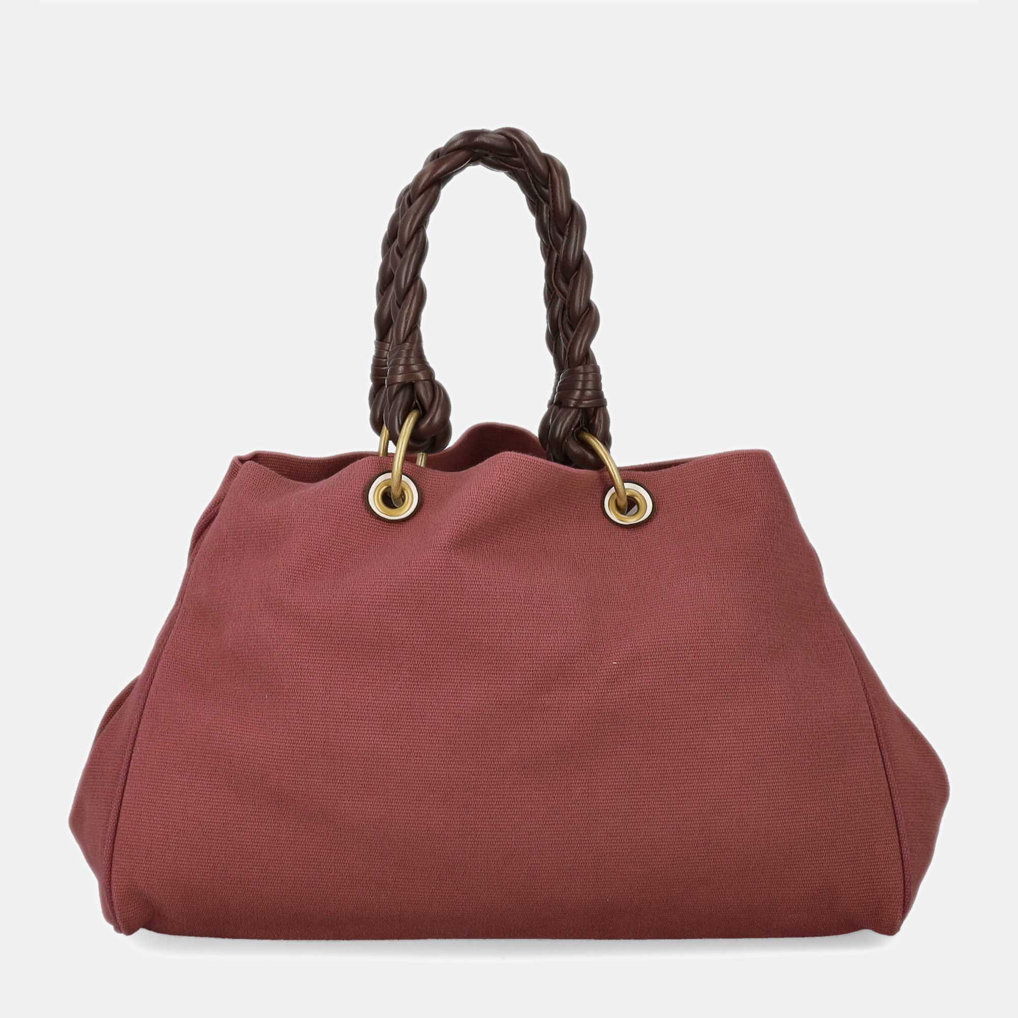 Bottega Veneta  Women's Fabric Tote Bag - Purple - One Size