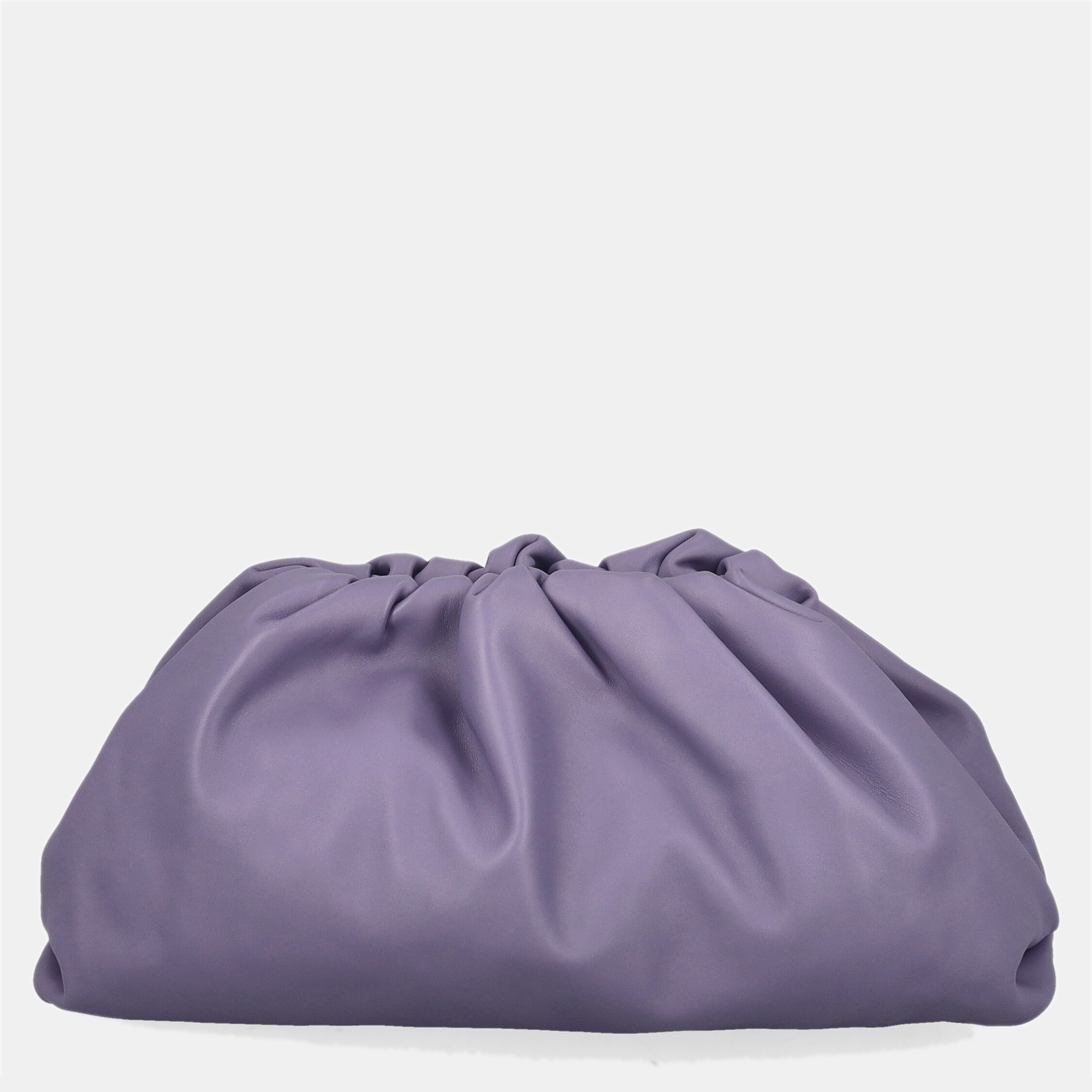 Bottega Veneta  Women's Leather Clutch Bag - Purple - One Size
