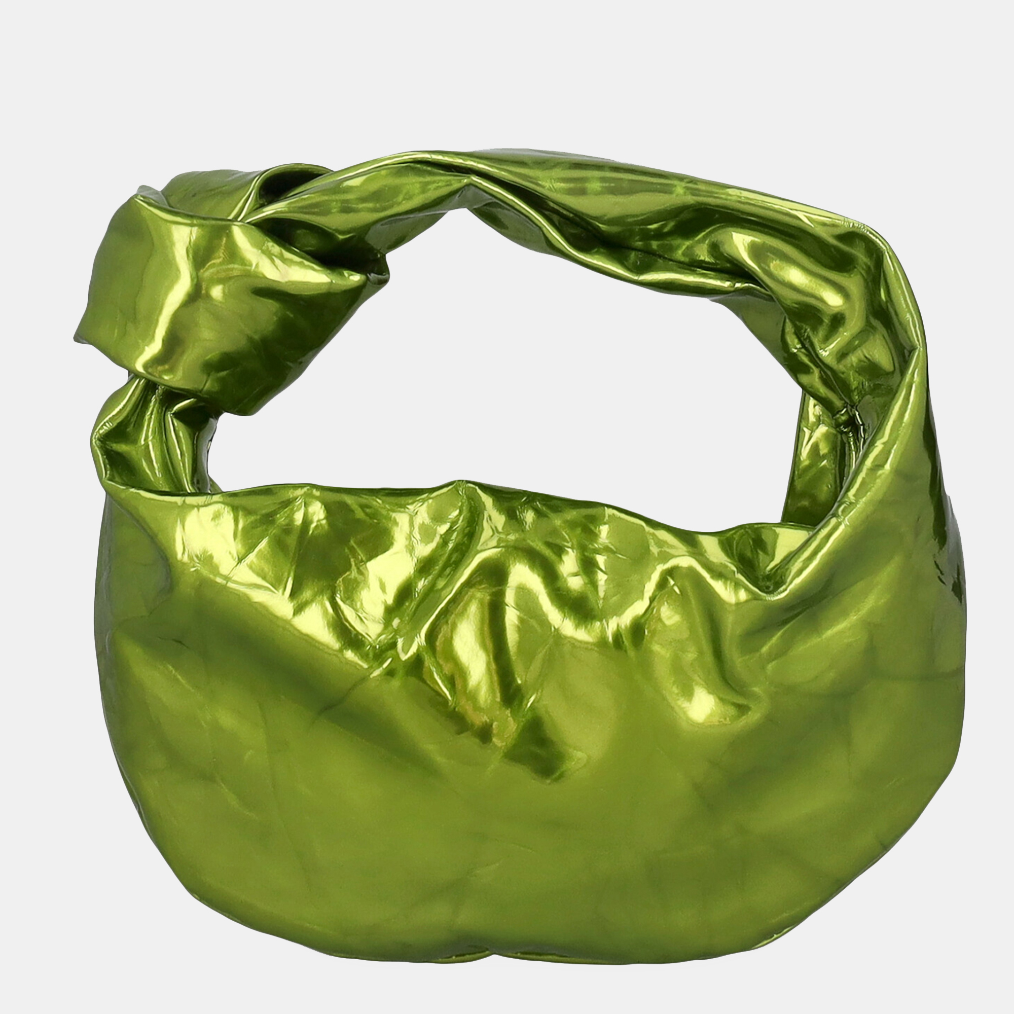 Bottega Veneta  Women's Leather Clutch Bag - Green - One Size