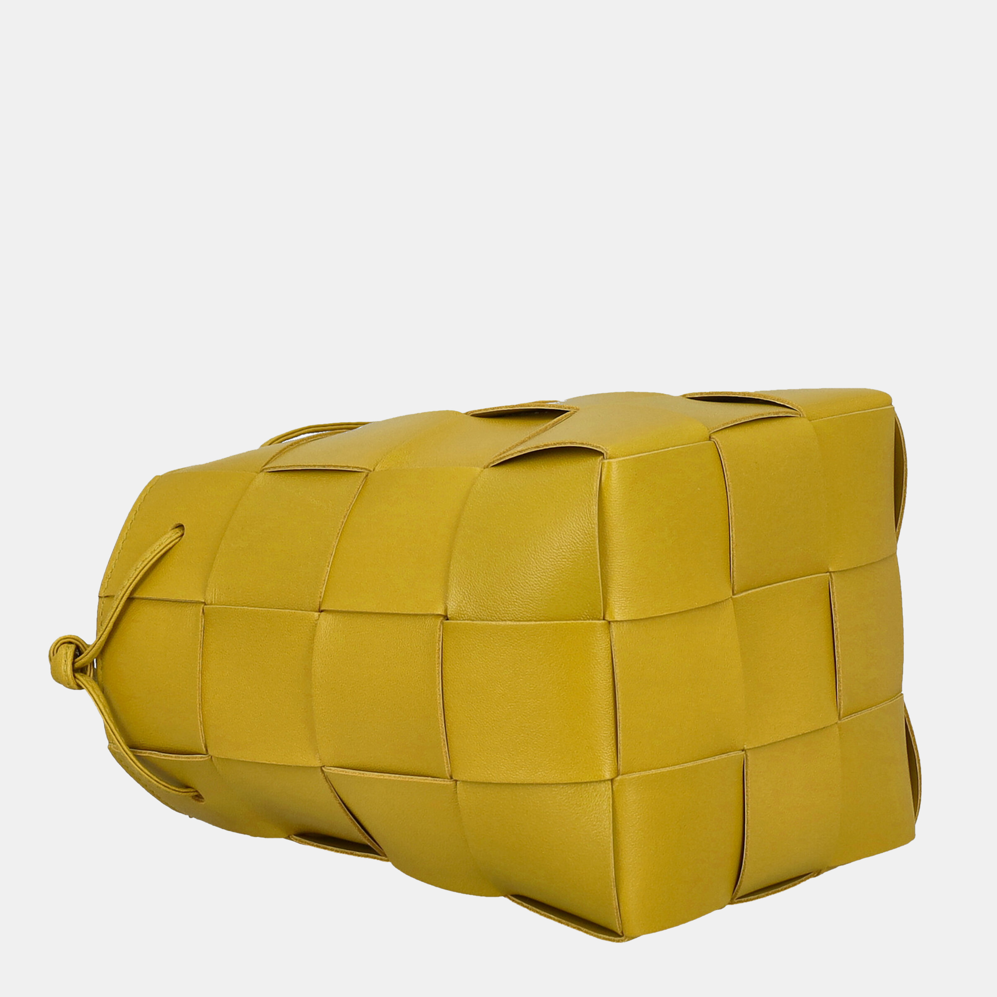 Bottega Veneta  Women's Leather Cross Body Bag - Yellow - One Size
