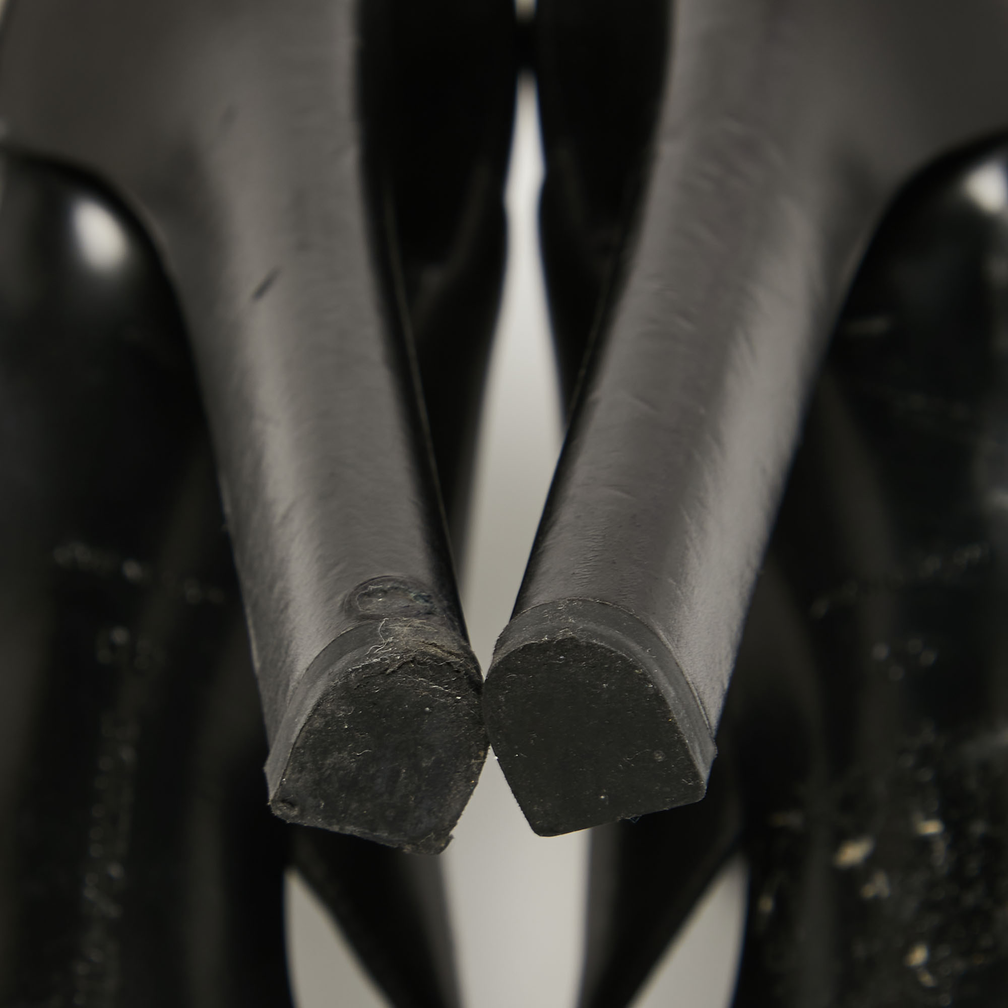 Bottega Veneta Black Leather Cage Platform Sandals Size 40
