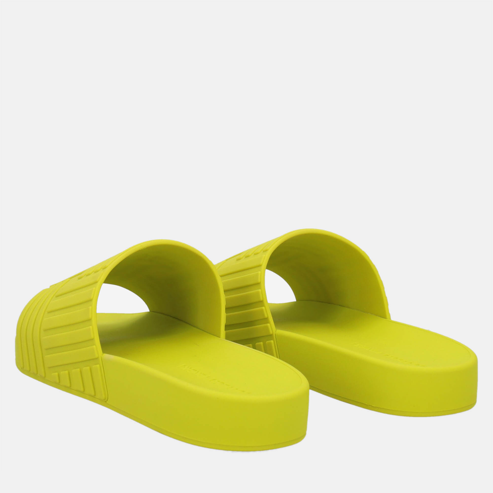 Bottega Veneta  Women's Synthetic Fibers Slippers - Green - EU 39