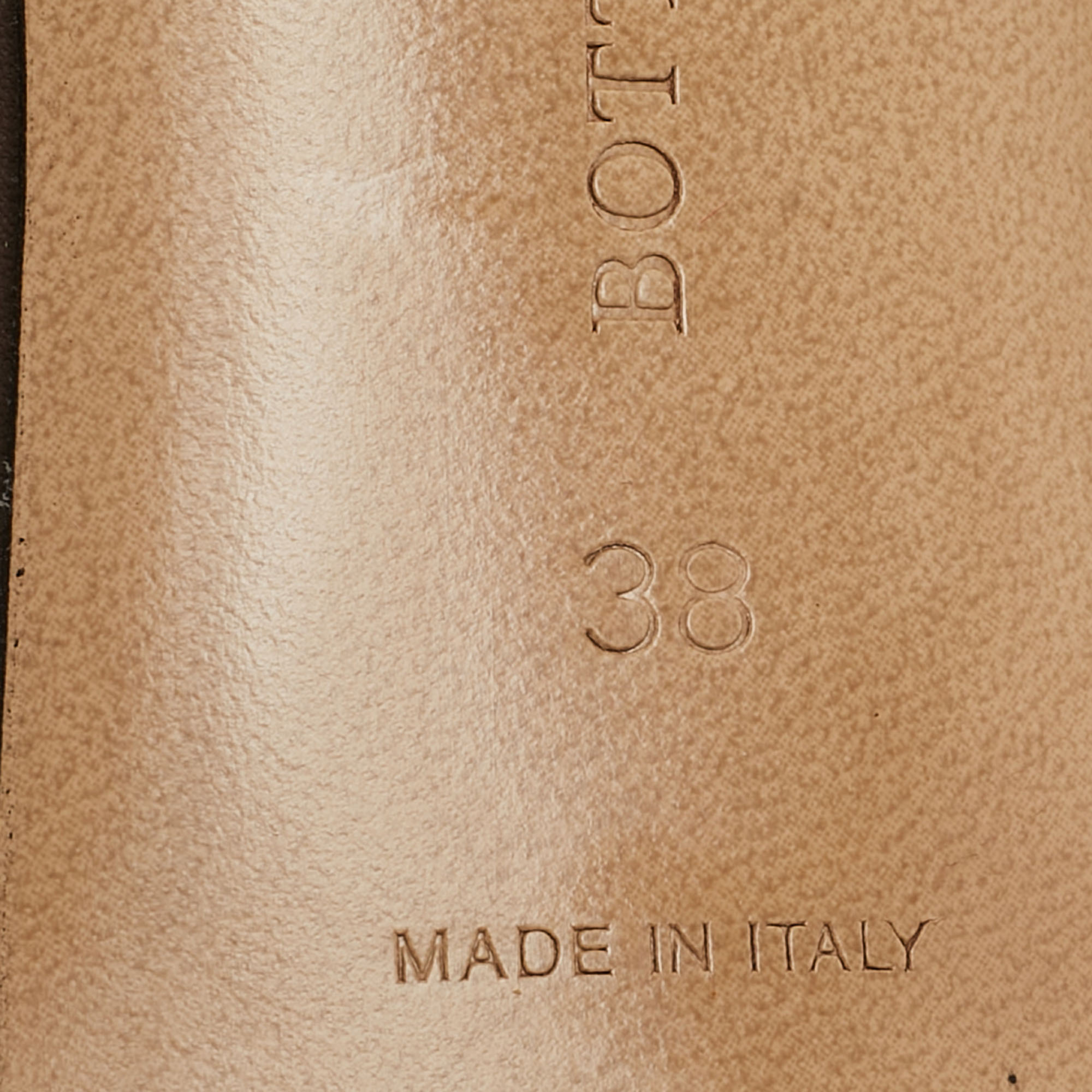 Bottega Veneta Brown Leather Madame Pumps Size 38
