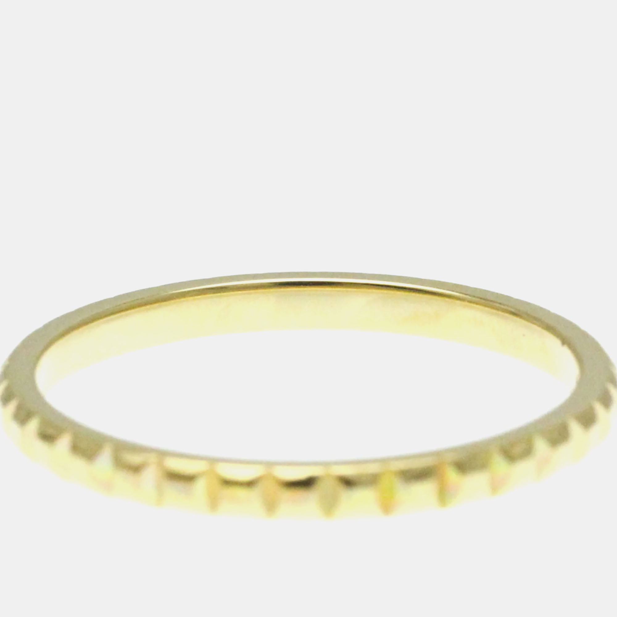 Boucheron 18K Yellow Gold Quatre Band Ring EU 58