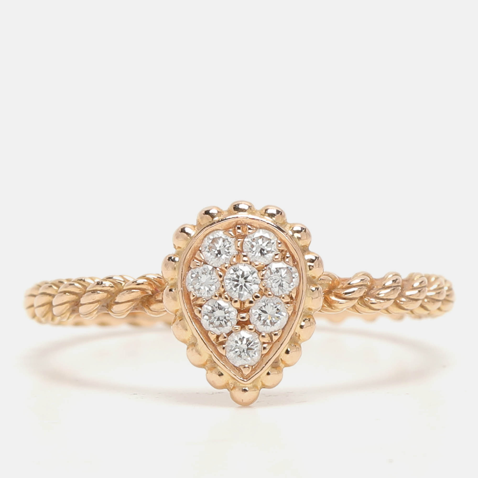 Boucheron Serpent Boheme 18k Yellow Gold And Diamonds S Motif Ring