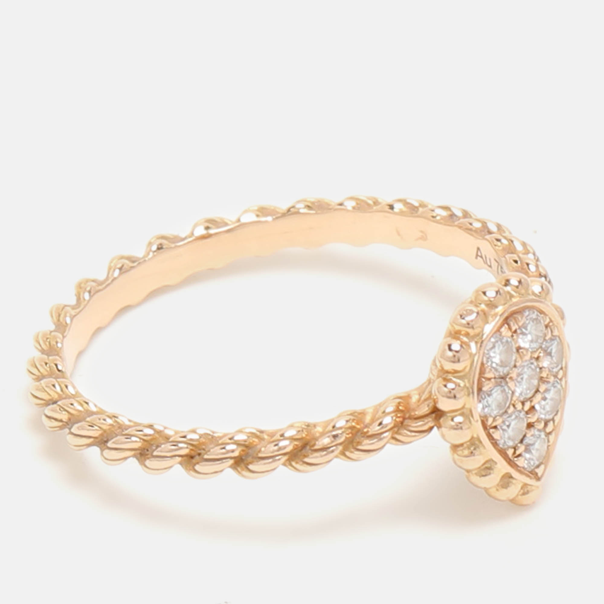 Boucheron Serpent Boheme 18k Yellow Gold And Diamonds S Motif Ring