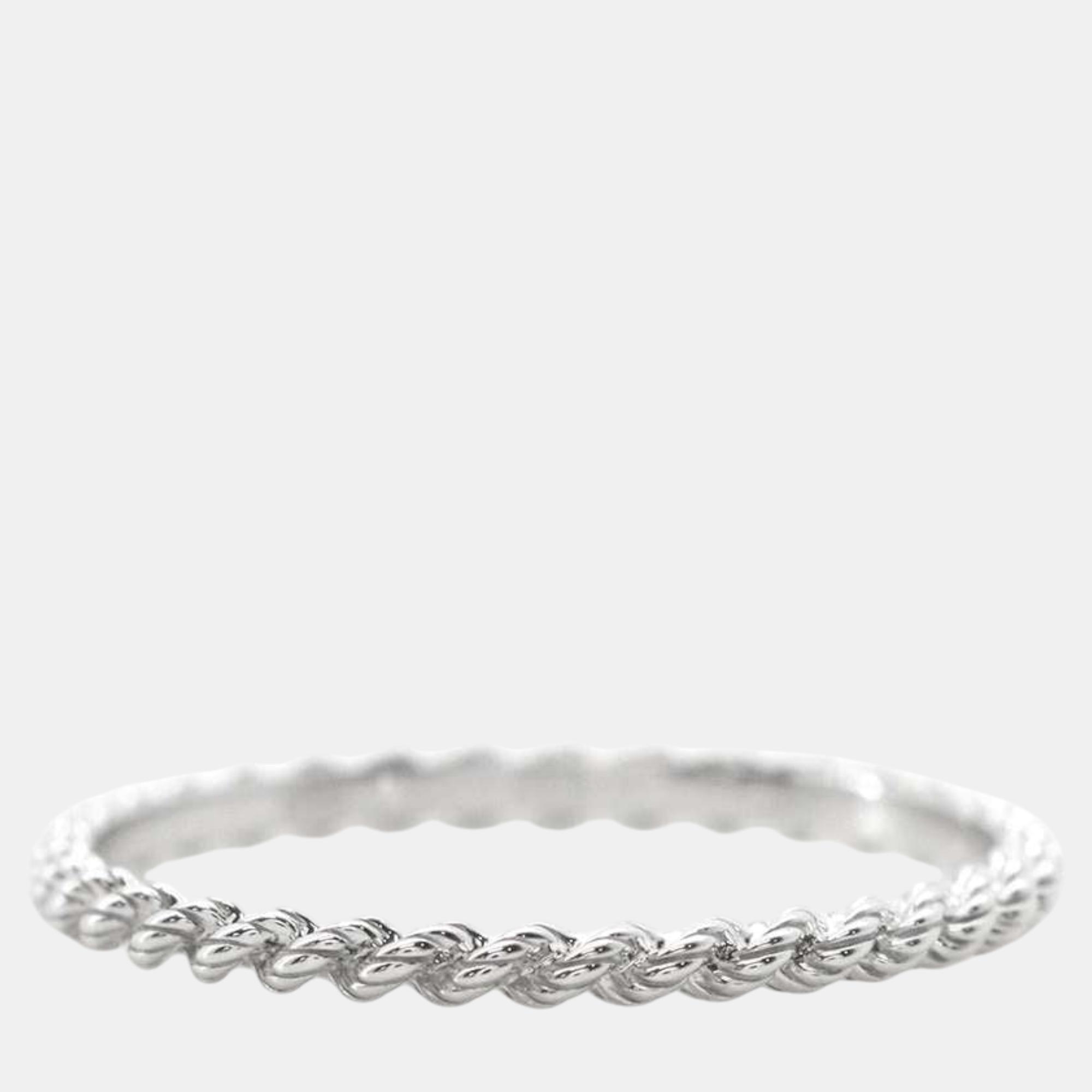 Boucheron Serpent BoheMe Ring Size 62/#21Jal0020 18K White Gold