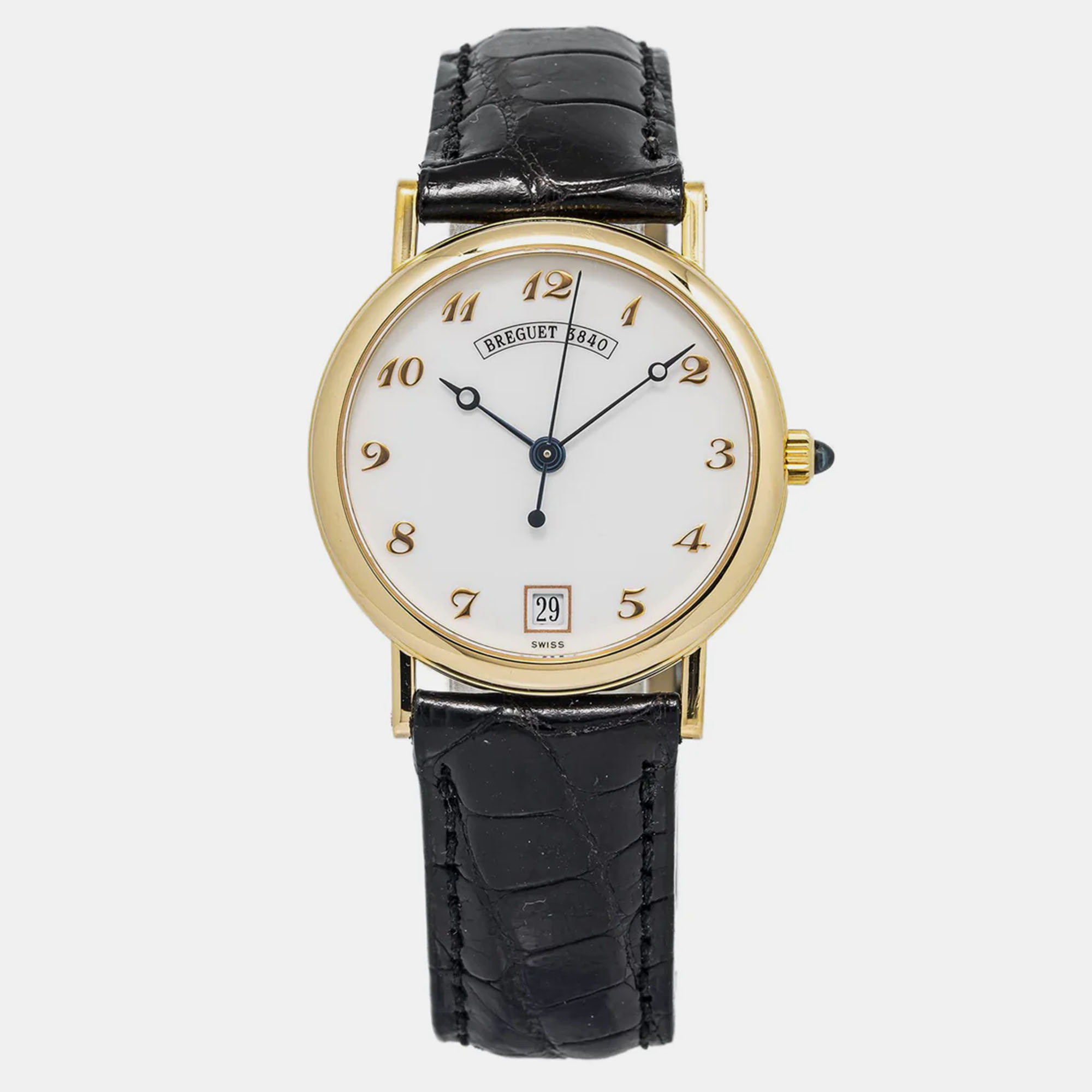 Breguet Classique 3325 Automatic White 18K Yellow Gold Women's Wristwatch 32 mm
Breguet Classique 3325 Automatic White 18K Yellow Gold Women's Wristwatch 32 mm