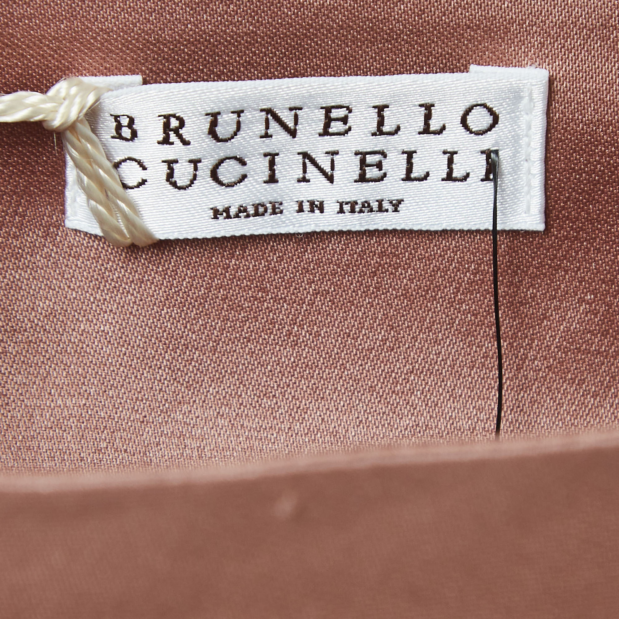 Brunello Cucinelli Pink Satin Asymmetric Midi Skirt L