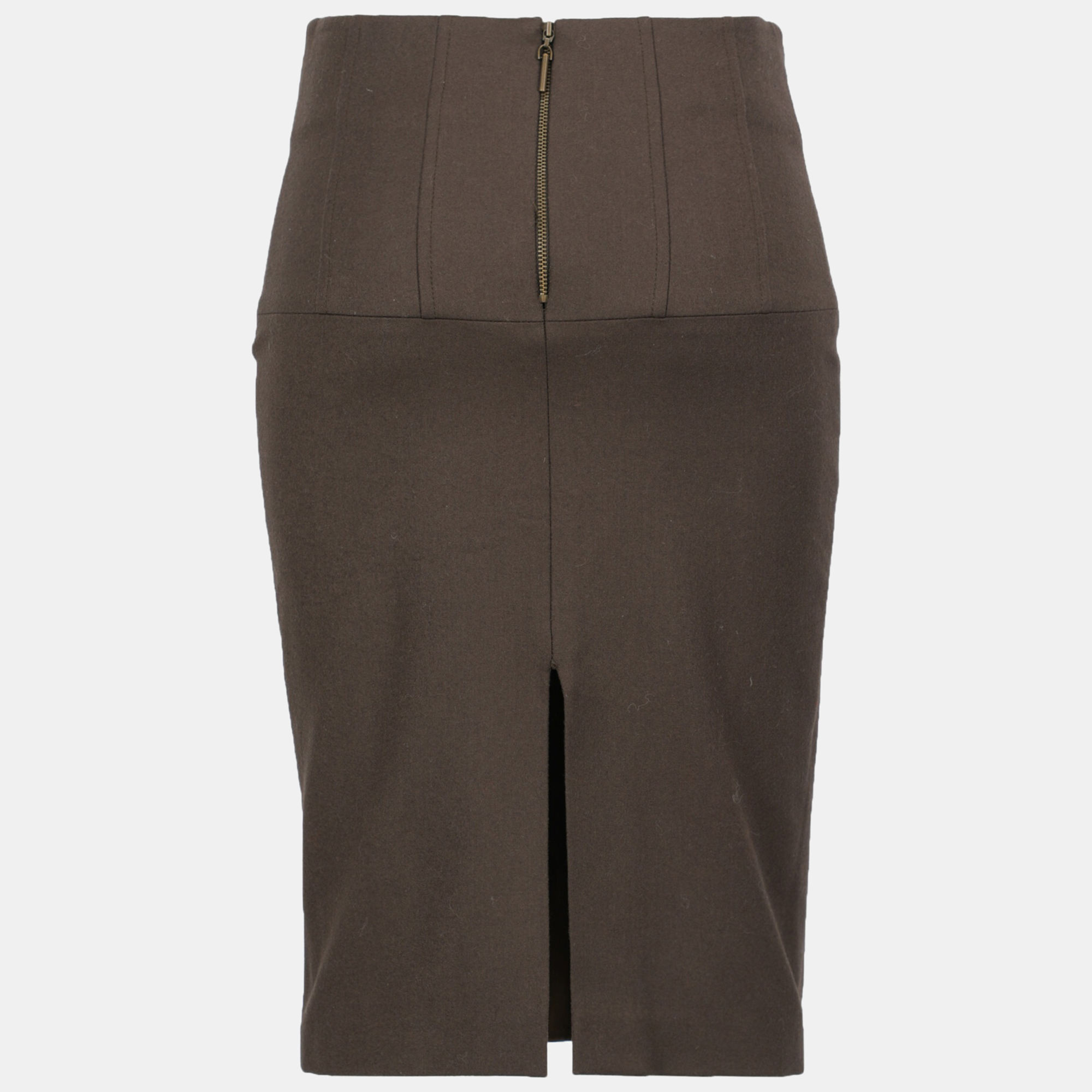 

Brunello Cucinelli Women' Leather Midi Skirt - Brown