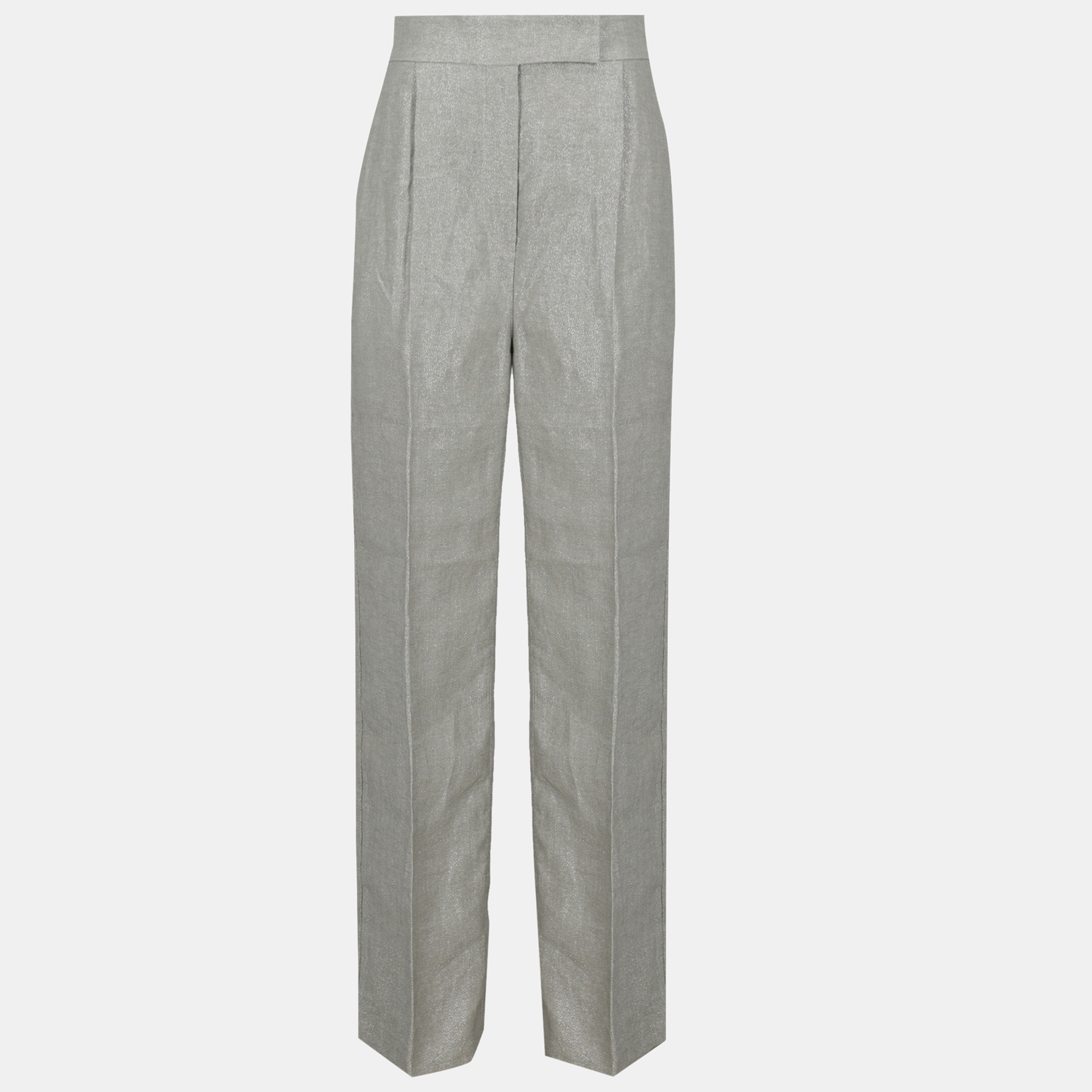 Brunello Cucinelli  Women's Eco-Friendly Fabric Pantsuit - Silver - S