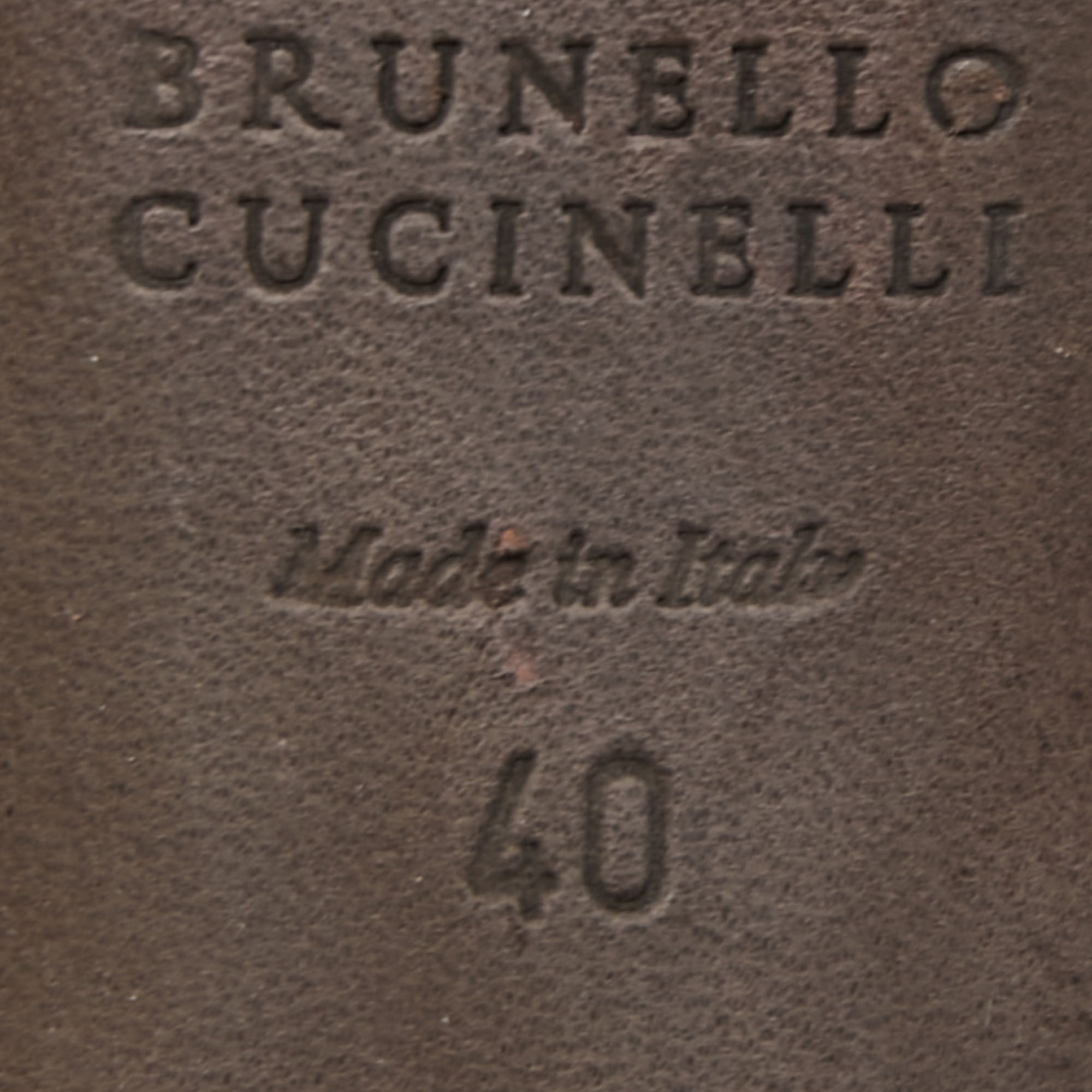 Brunello Cucinelli Cream Leather Monili Sandals Size 40