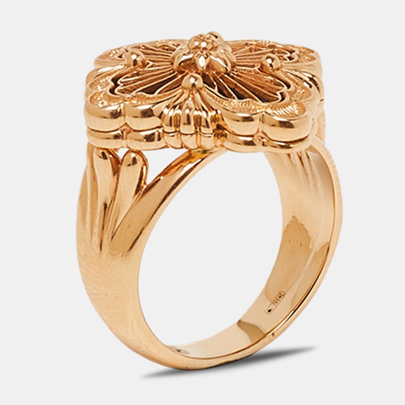 Buccellati Opera Tulle Onyx 18k Rose Gold Ring Size
Buccellati Opera Tulle Onyx 18k Rose Gold Ring Size