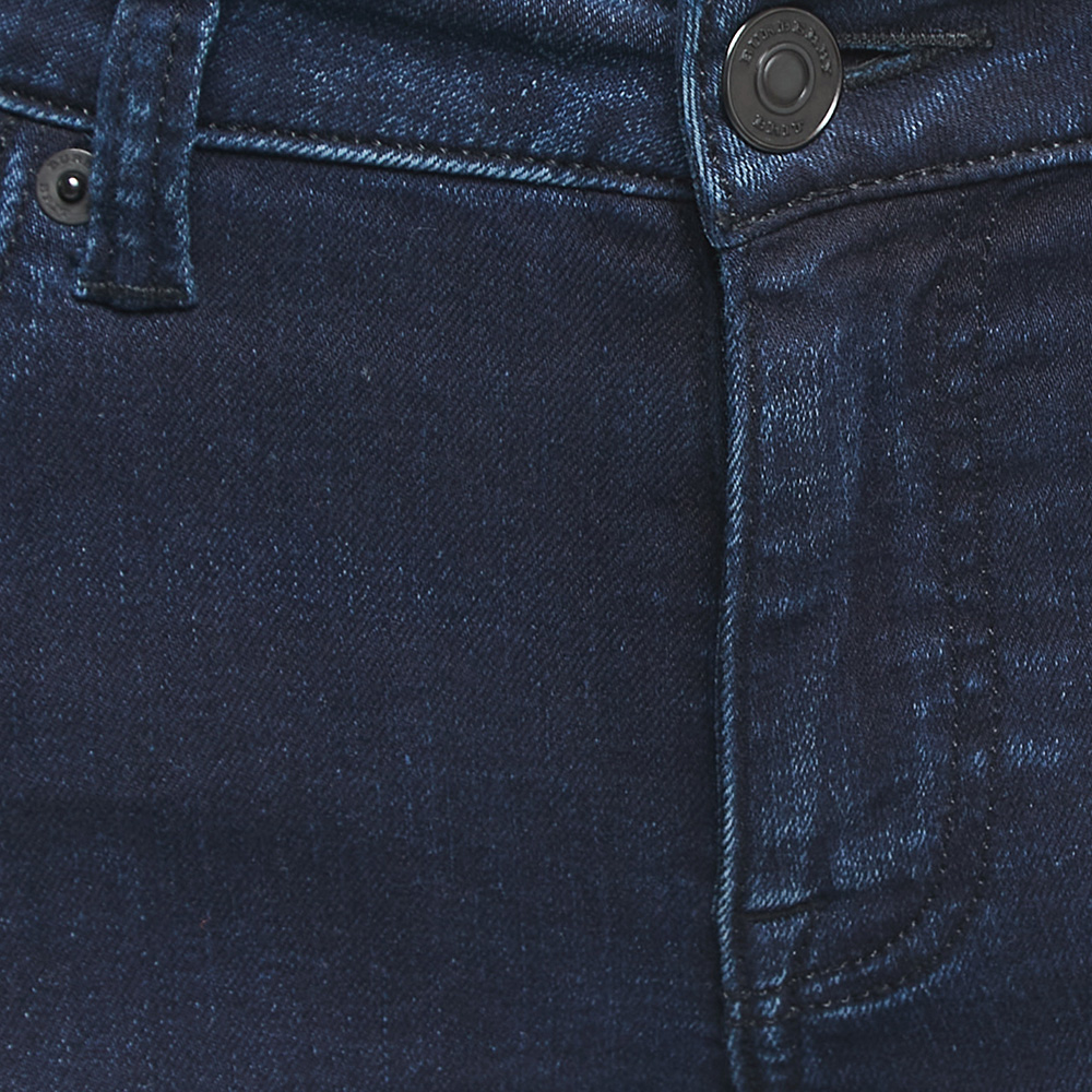 Burberry Brit Dark Blue Denim Skinny Low-Rise Jeans S Waist 27