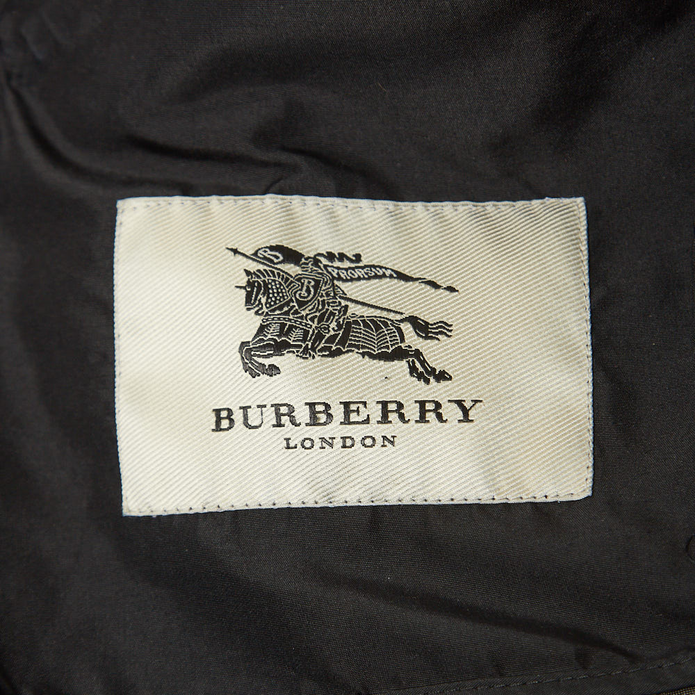 Burberry London Black Synthetic Quilted Jacket S