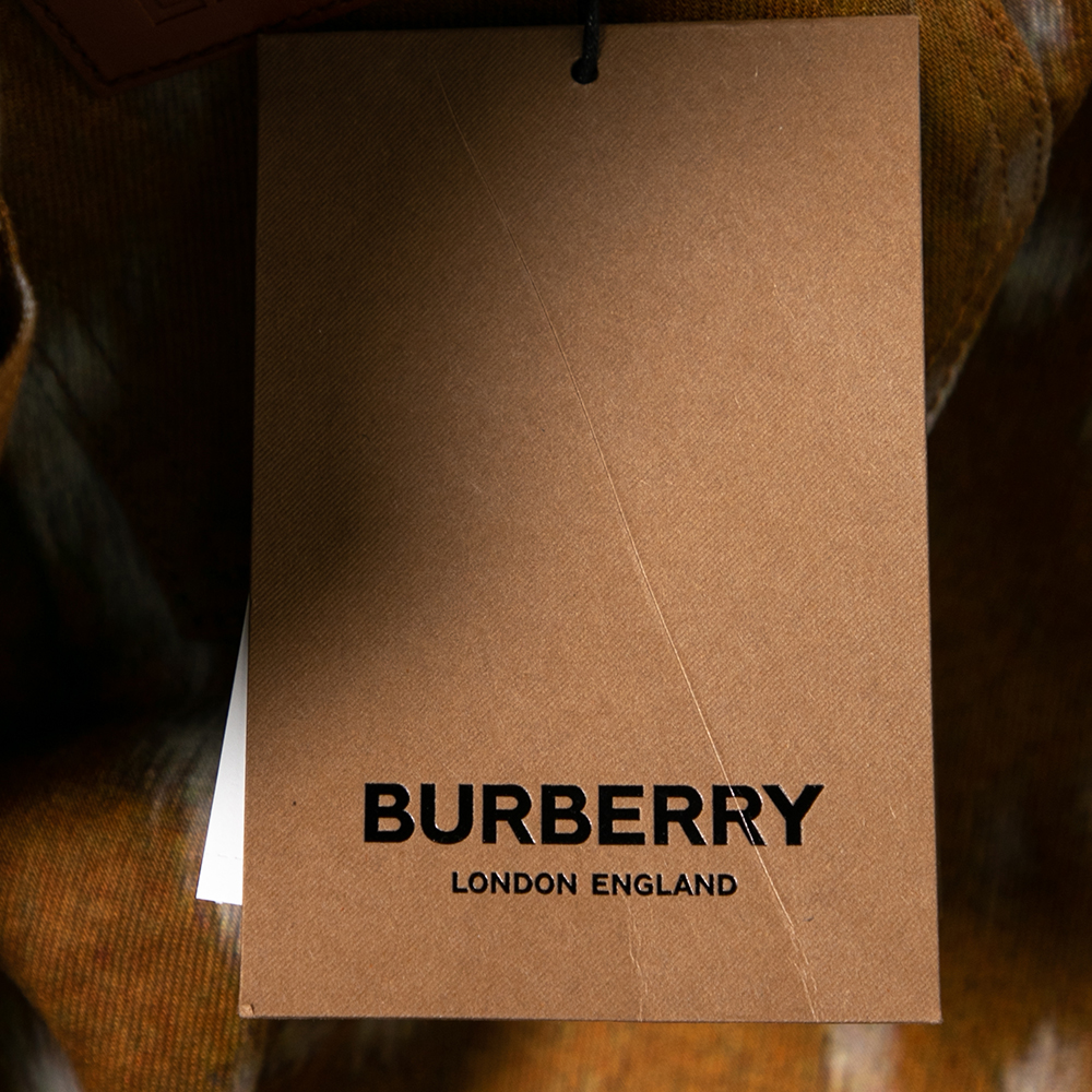 Burberry Brown Honey Printed Denim Jeans M