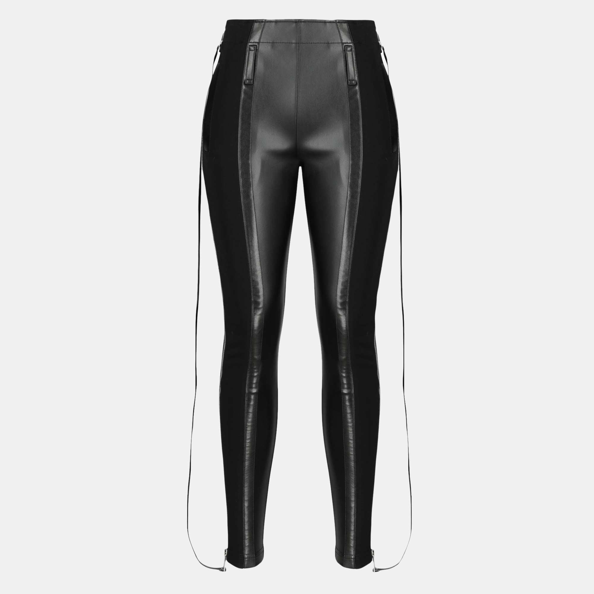 Burberry Women's Synthetic Fibers Trousers - Black - XXS