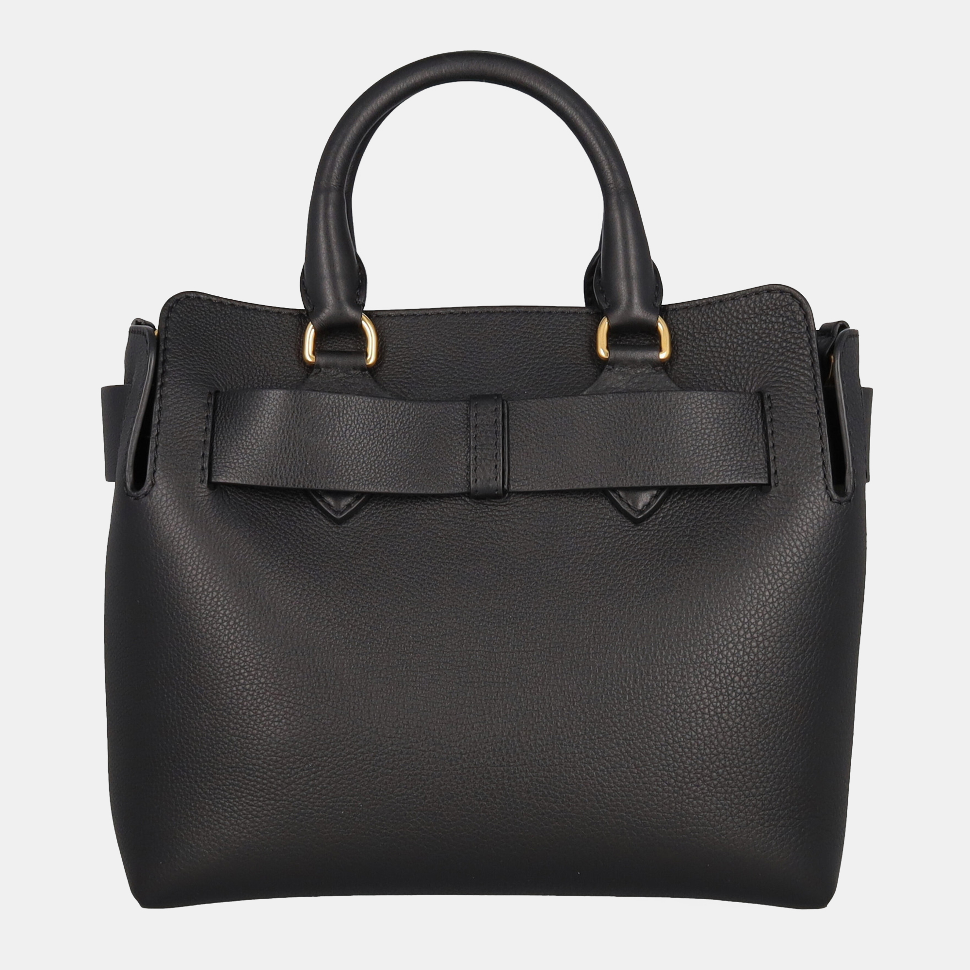 Burberry Women's Leather Tote Bag - Black - One Size