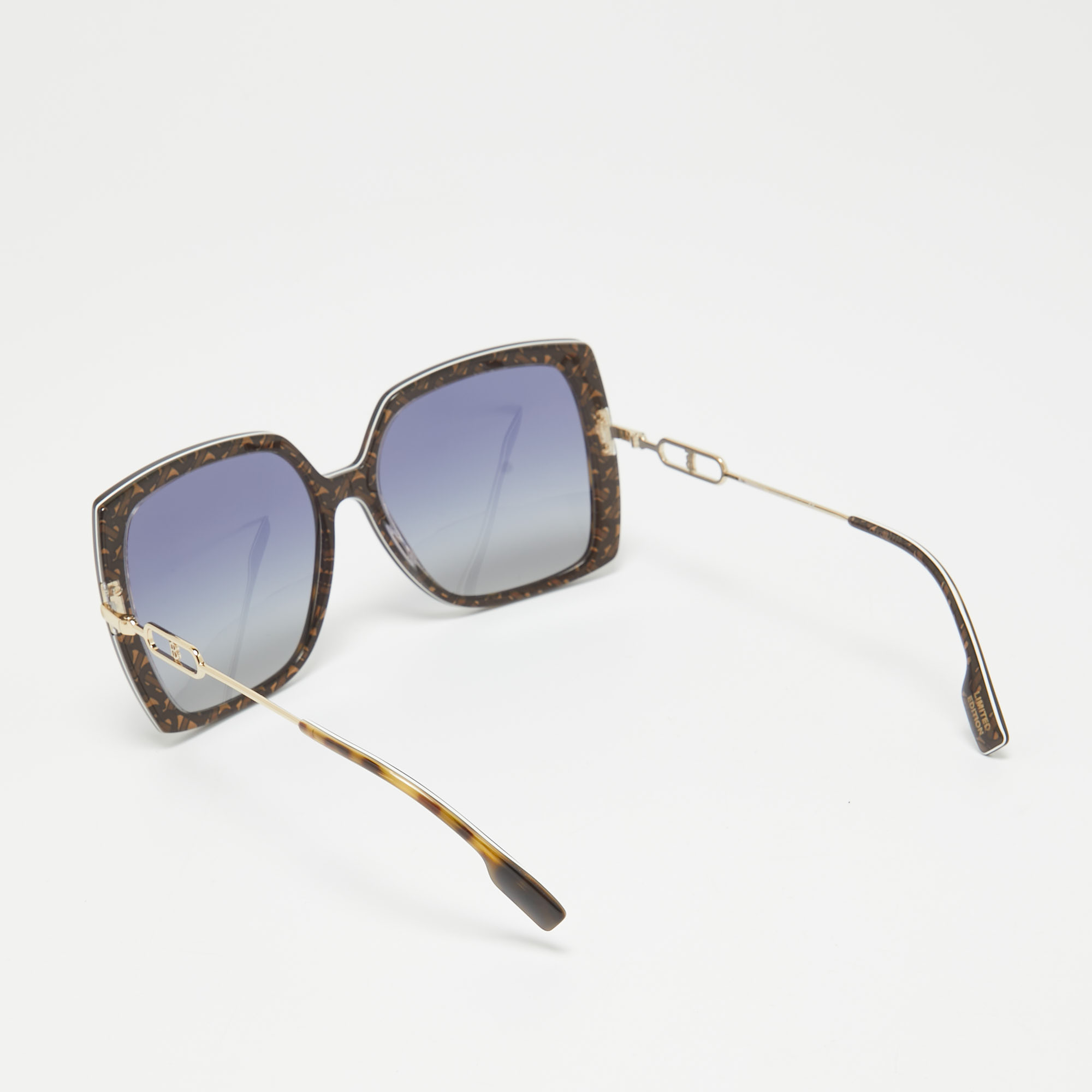 Burberry Brown/Blue Gradient B 4332 Luna Limited Edition Oversized Sunglasses