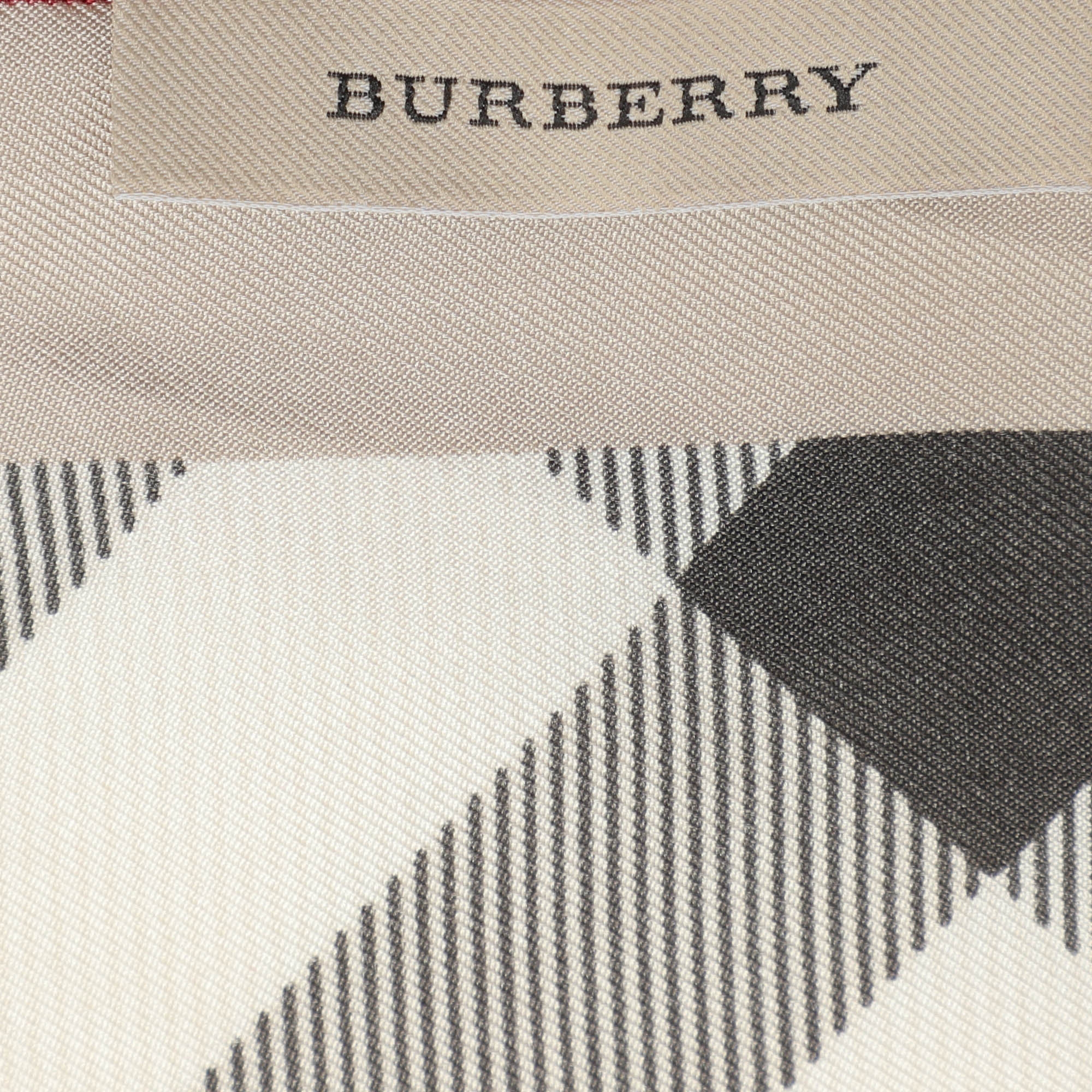 Burberry Multicolor Nova Check Print Silk Square Scarf