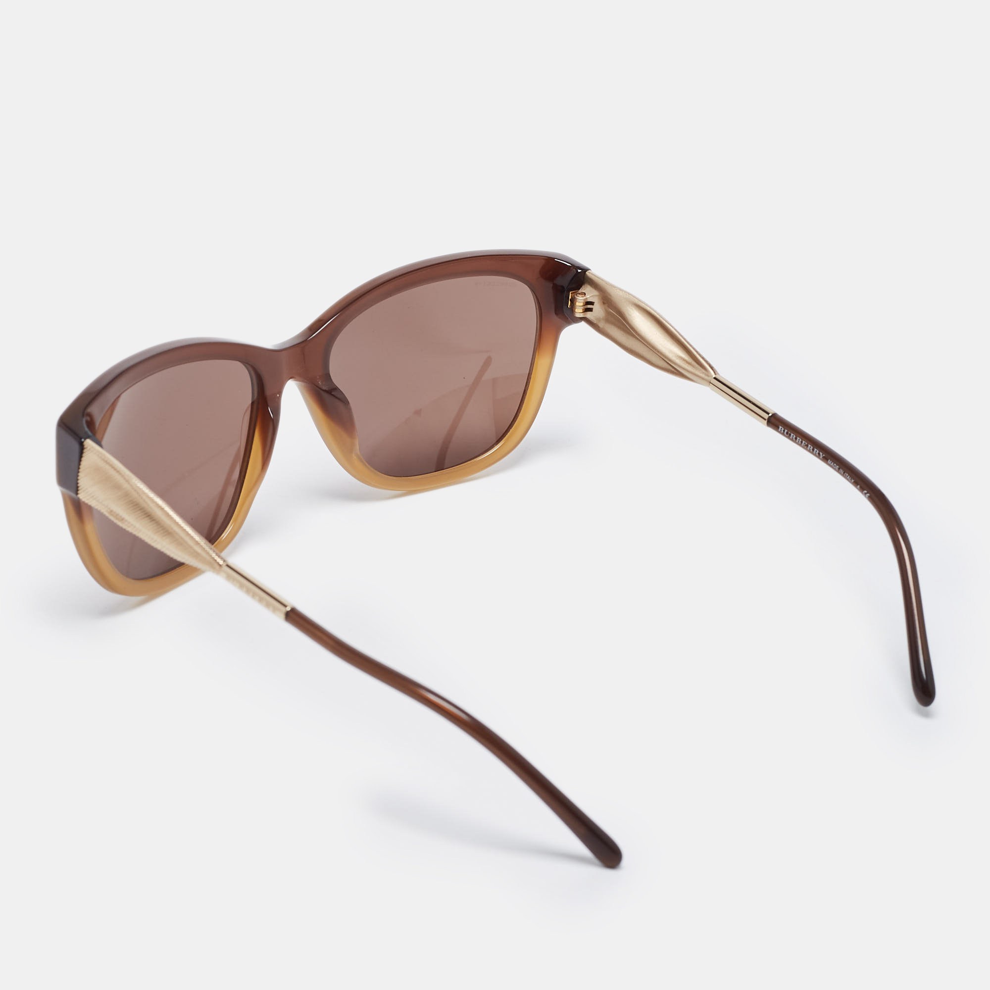 Burberry Brown/Gold B4203 Square Sunglasses