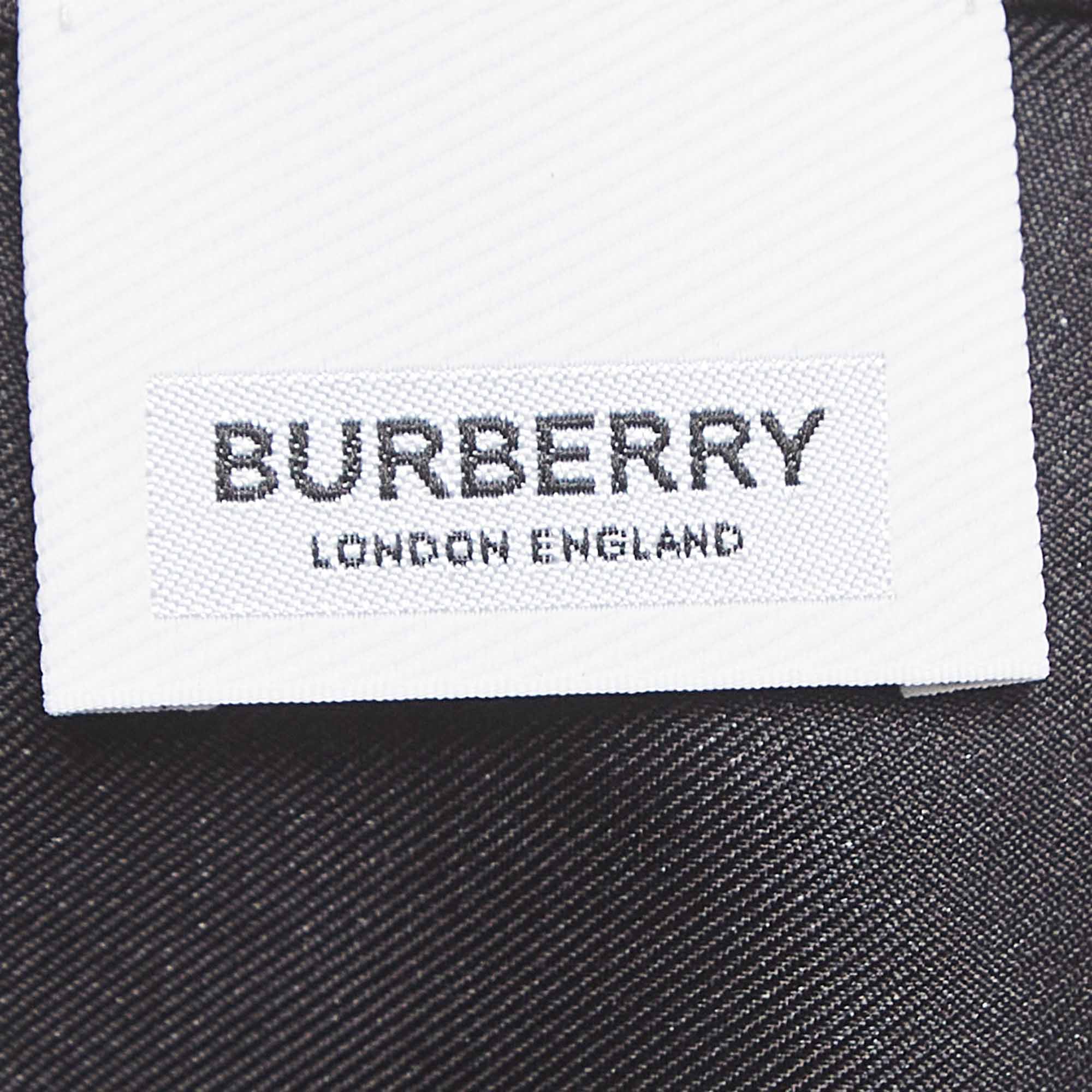 Burberry Black Gorilla Print Silk Square Scarf