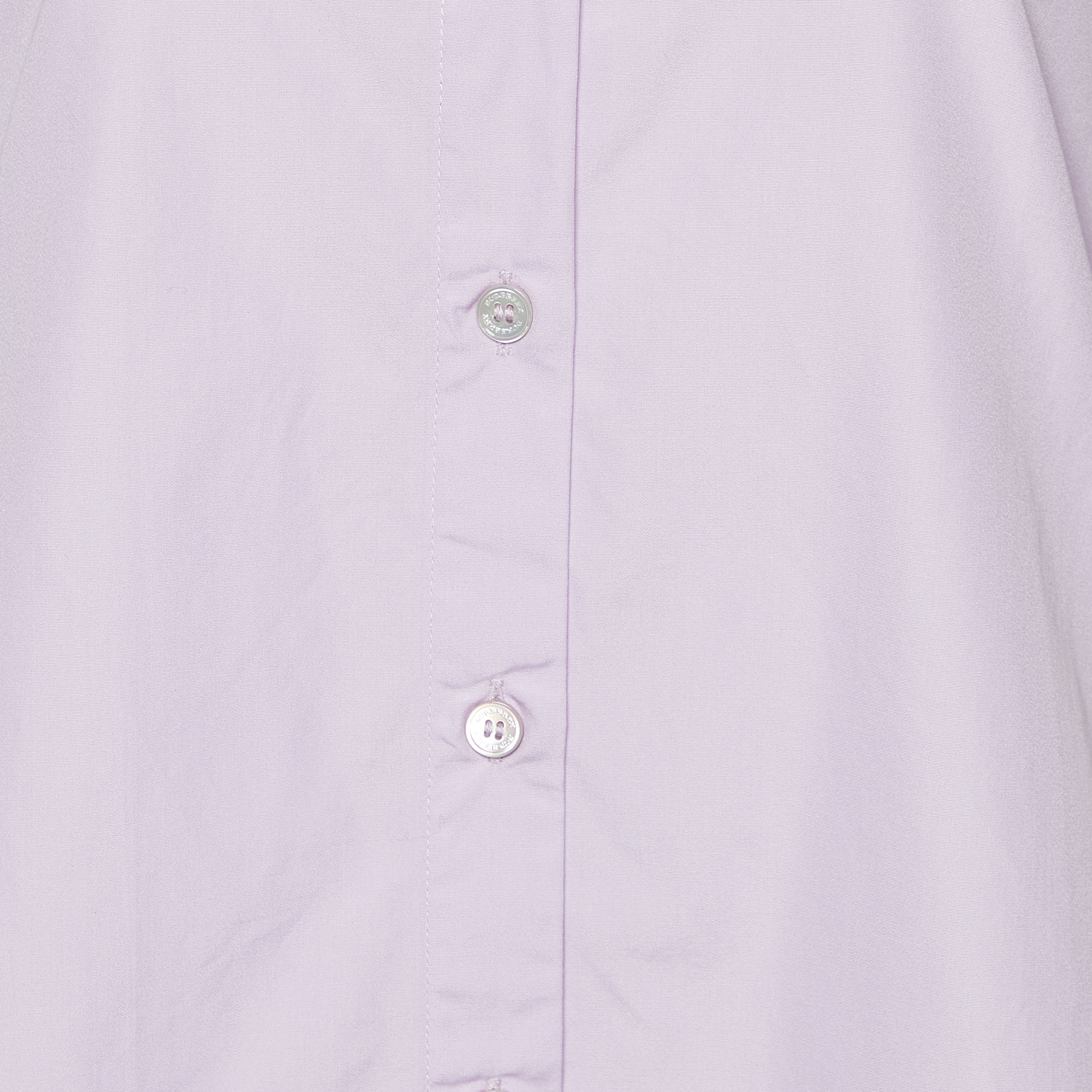 Burberry Brit Light Pink Cotton Button Front Shirt M