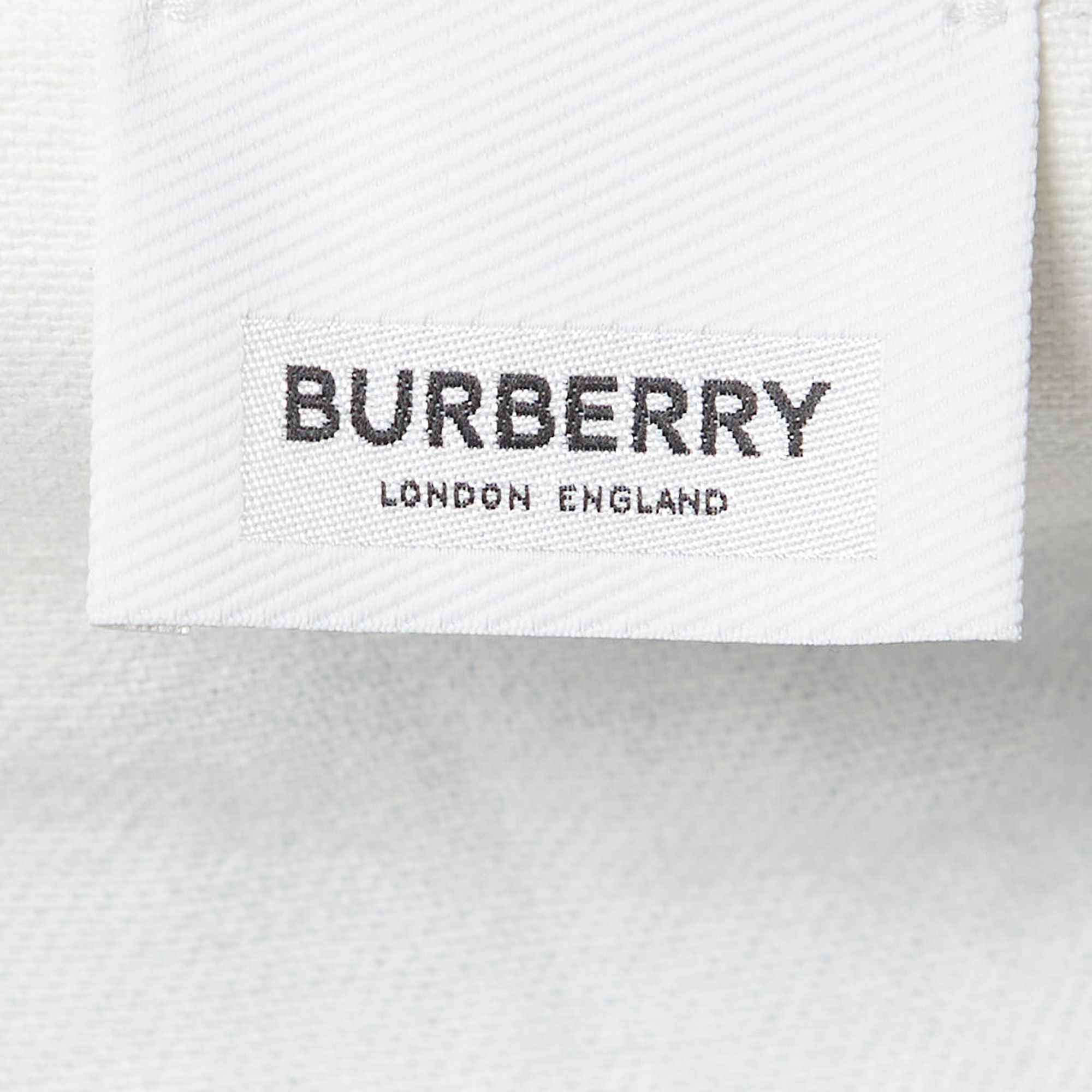 Burberry Black/White Print Denim Buttoned Jacket XS