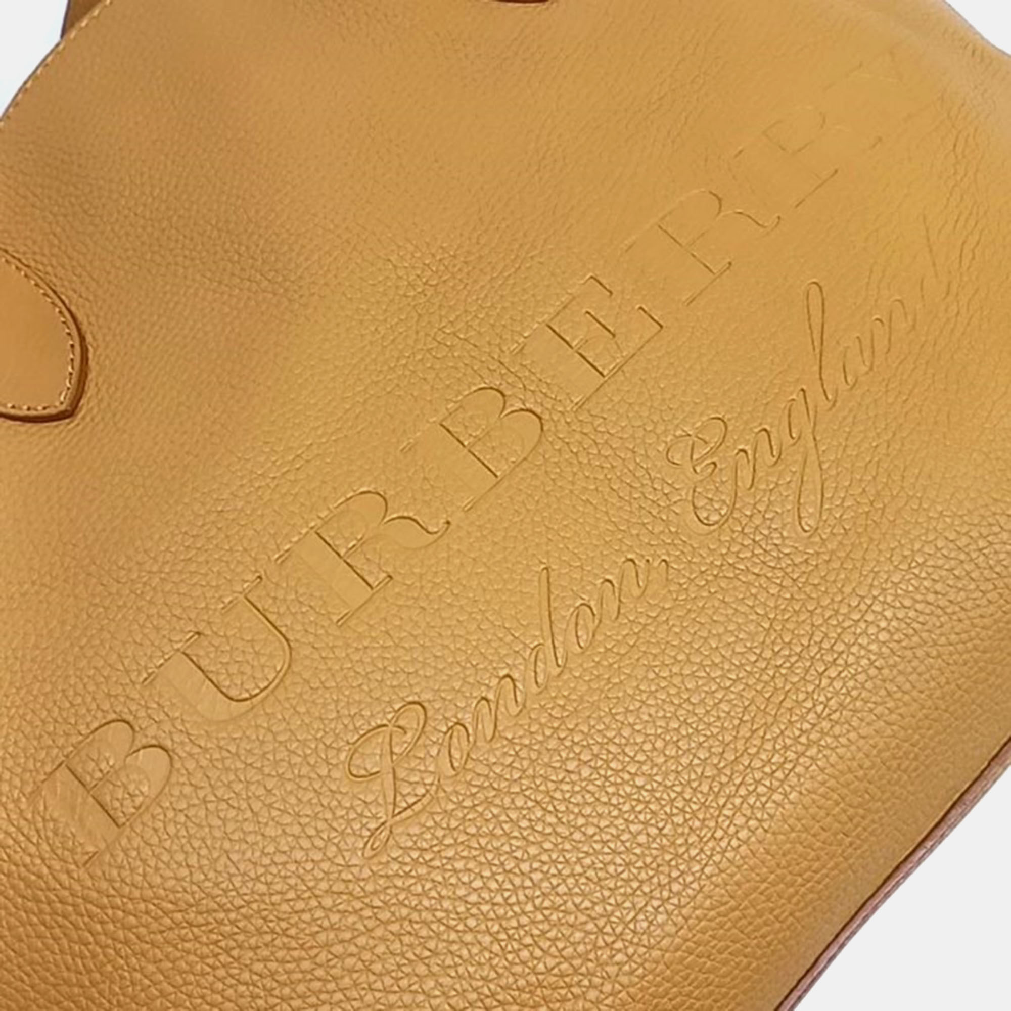 Burberry Embossed Leather  Remington Tote Bag