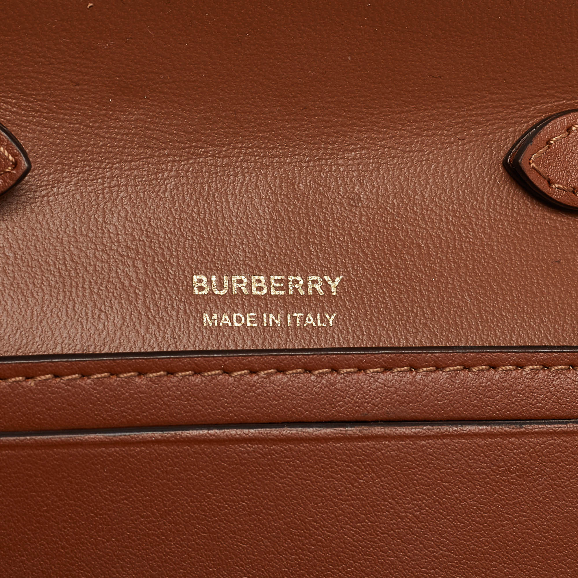 Burberry Brown Micro Olympia Crossbody Card Case