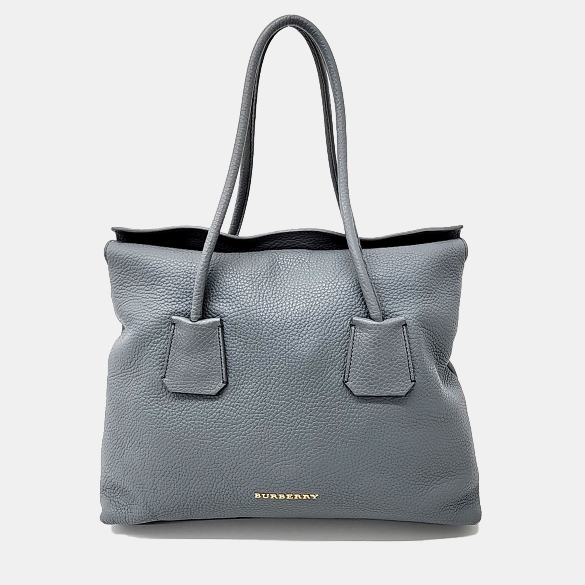 Burberry Grey Leather shoulder bag