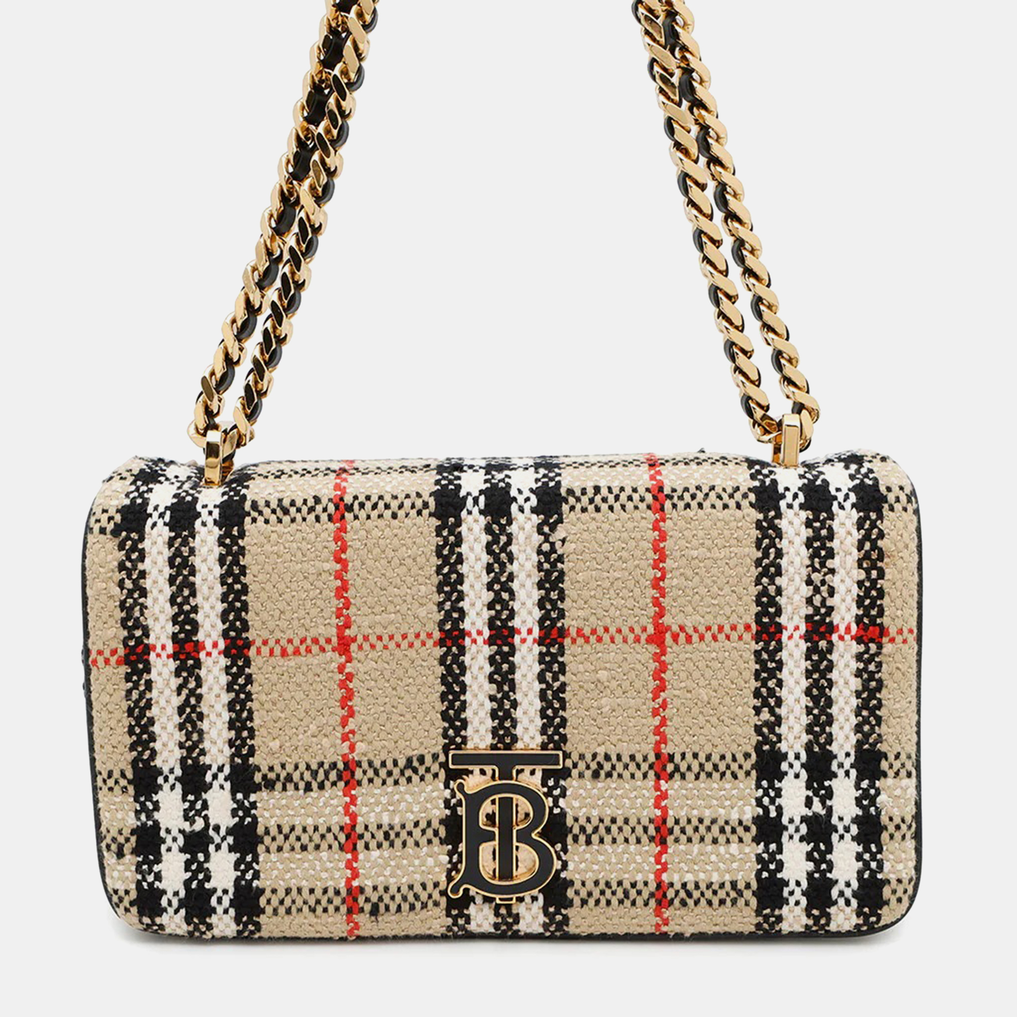 Burberry Lola Vintage Check Beige Canvas Small Shoulder Bag
Burberry Lola Vintage Check Beige Canvas Small Shoulder Bag