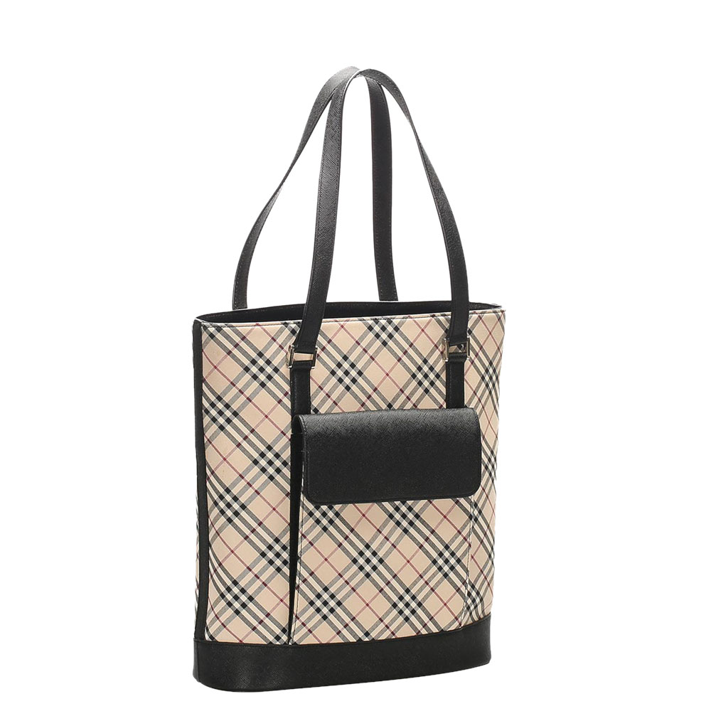 Burberry Brown/Beige Nova Canvas Tote Bag
Burberry Brown/Beige Nova Canvas Tote Bag