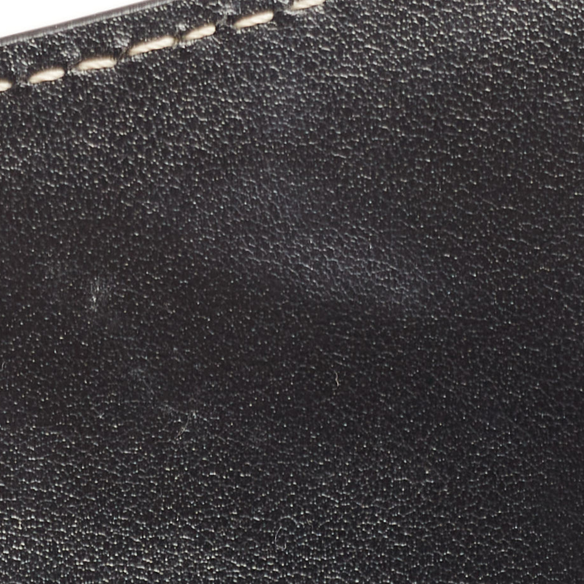 Burberry Black Leather Mini Pocket Tote