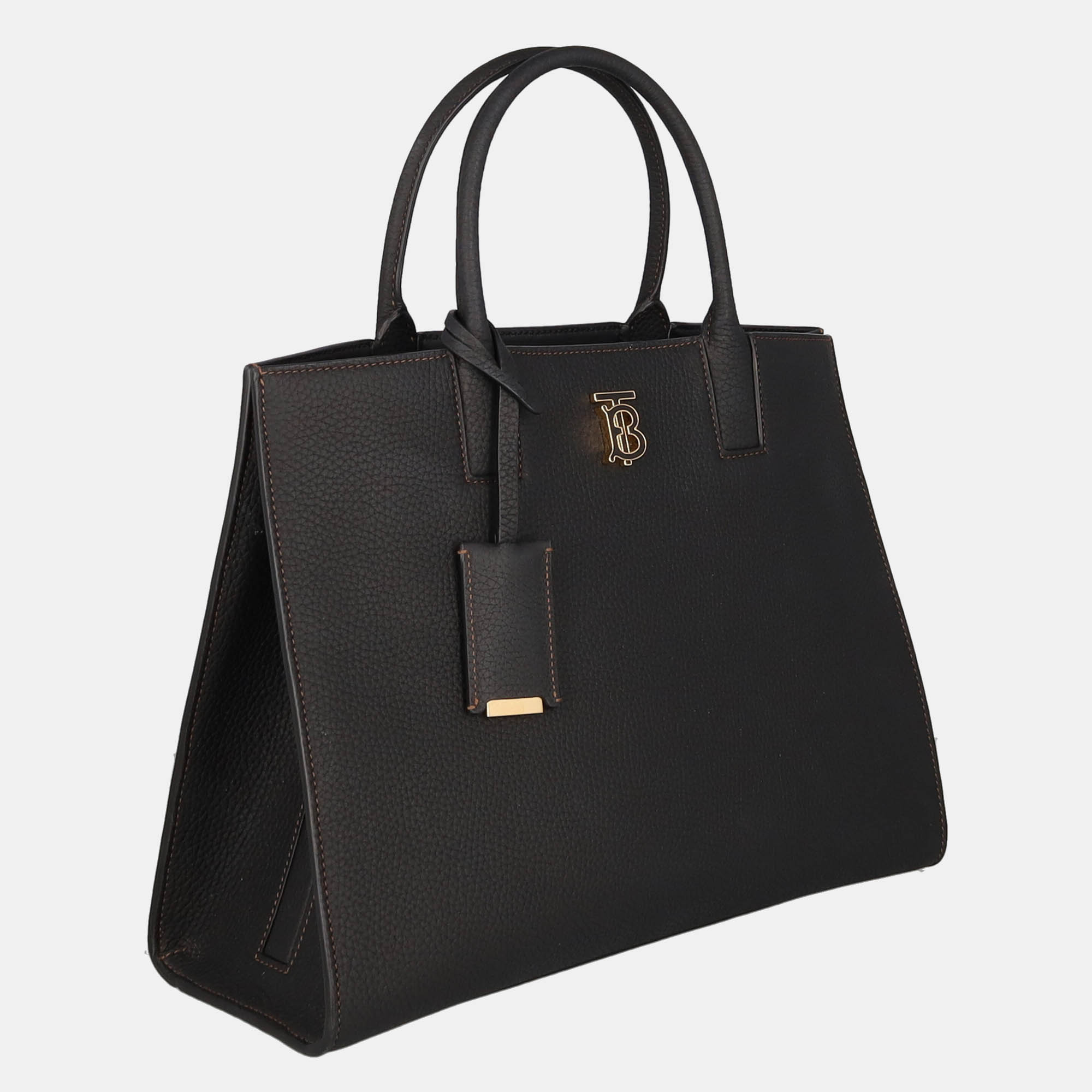 Burberry  Women's Leather Tote Bag - Black - One Size