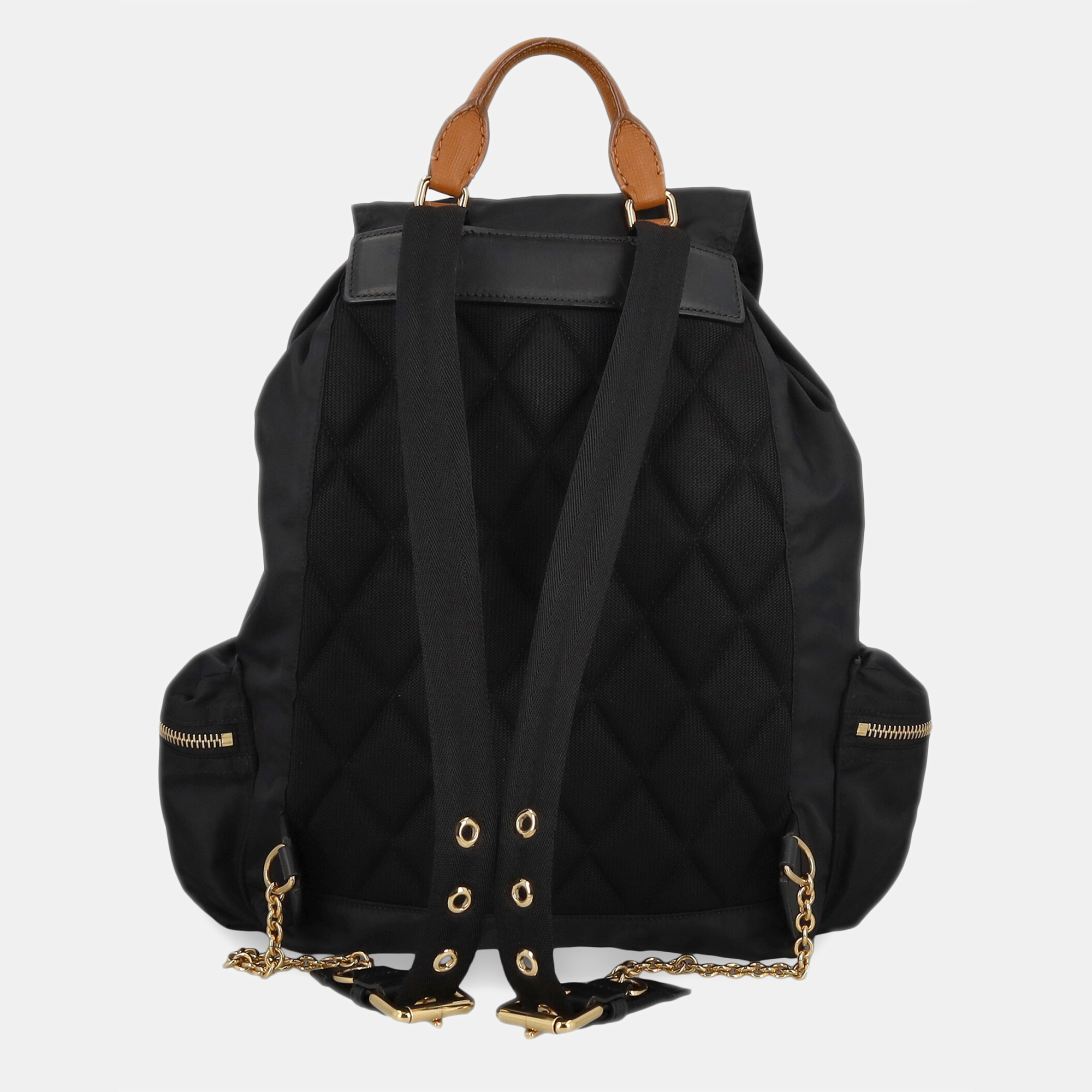 Burberry  Women's Synthetic Fibers Backpack - Black - One Size