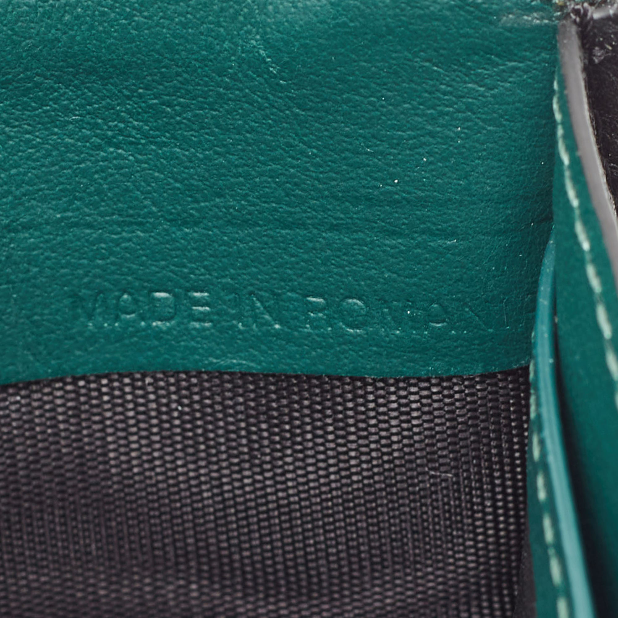 Burberry Black Leather Zip Around Compact Wallet