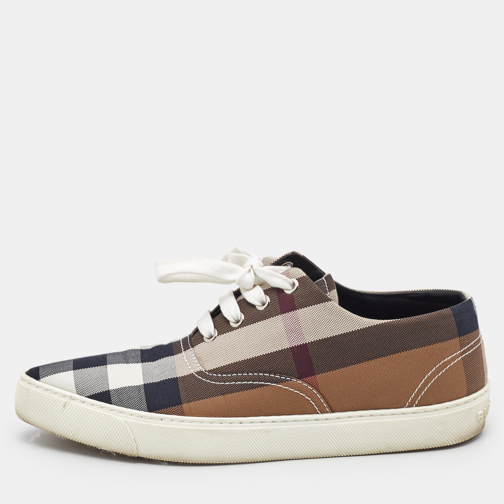 Burberry Brown House Check Canvas Pointed Toe Low Top Sneakers Size
Burberry Brown House Check Canvas Pointed Toe Low Top Sneakers Size